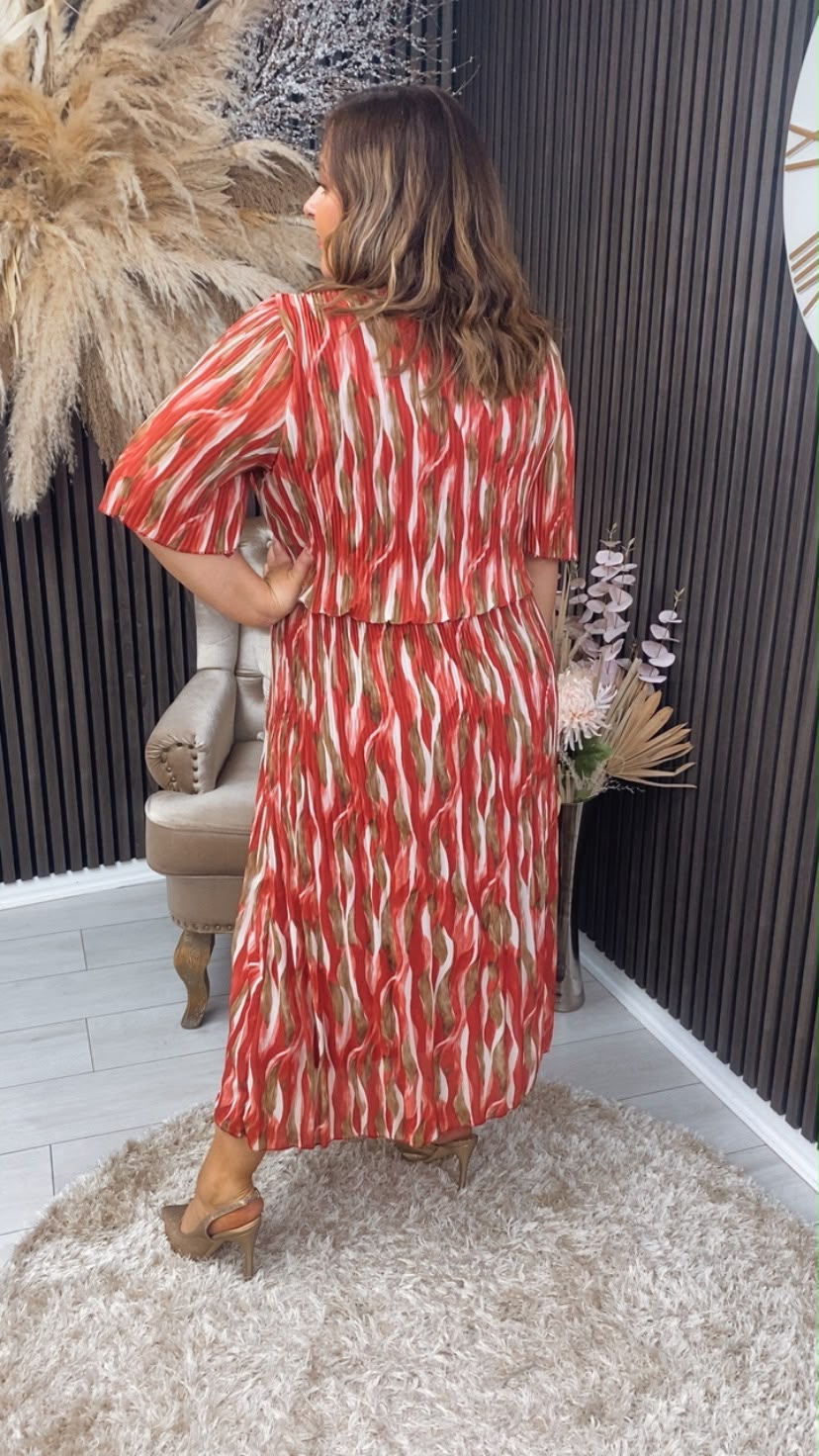 ISABELLA DRESS - RED