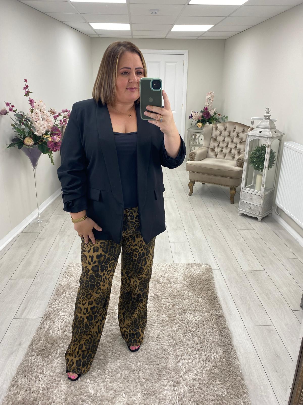 NORMA ANN BLAZER - BLACK