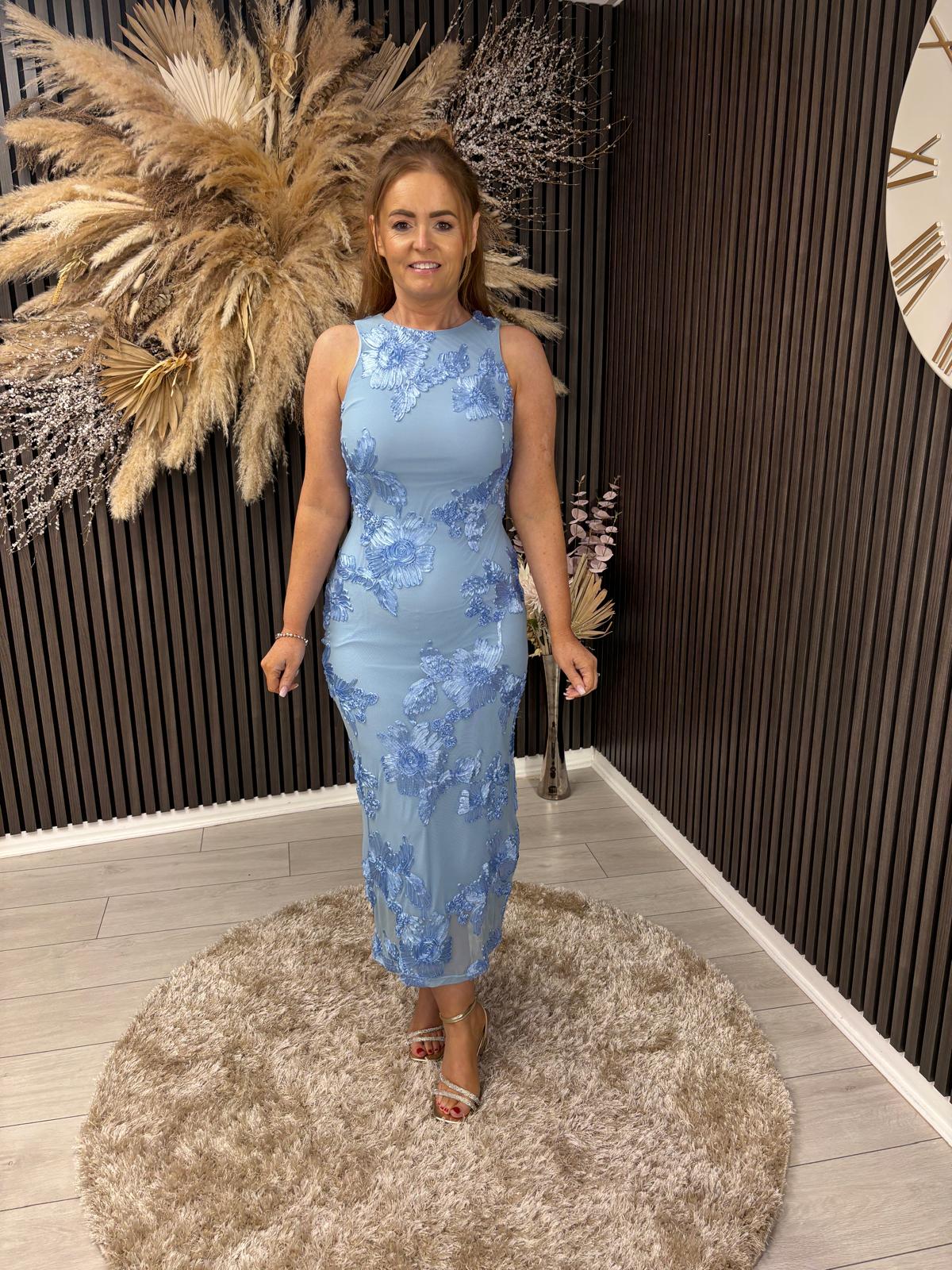 NOREEN DRESS - BLUE