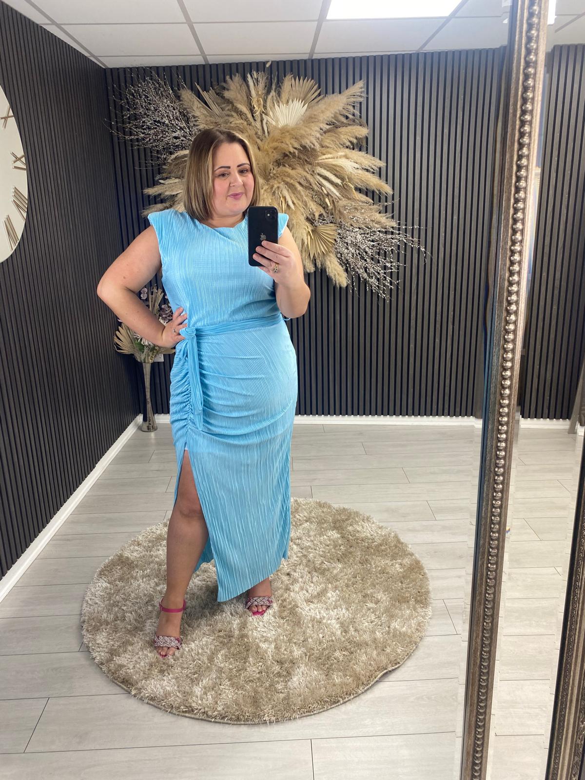 ELENA DRESS - SKY BLUE