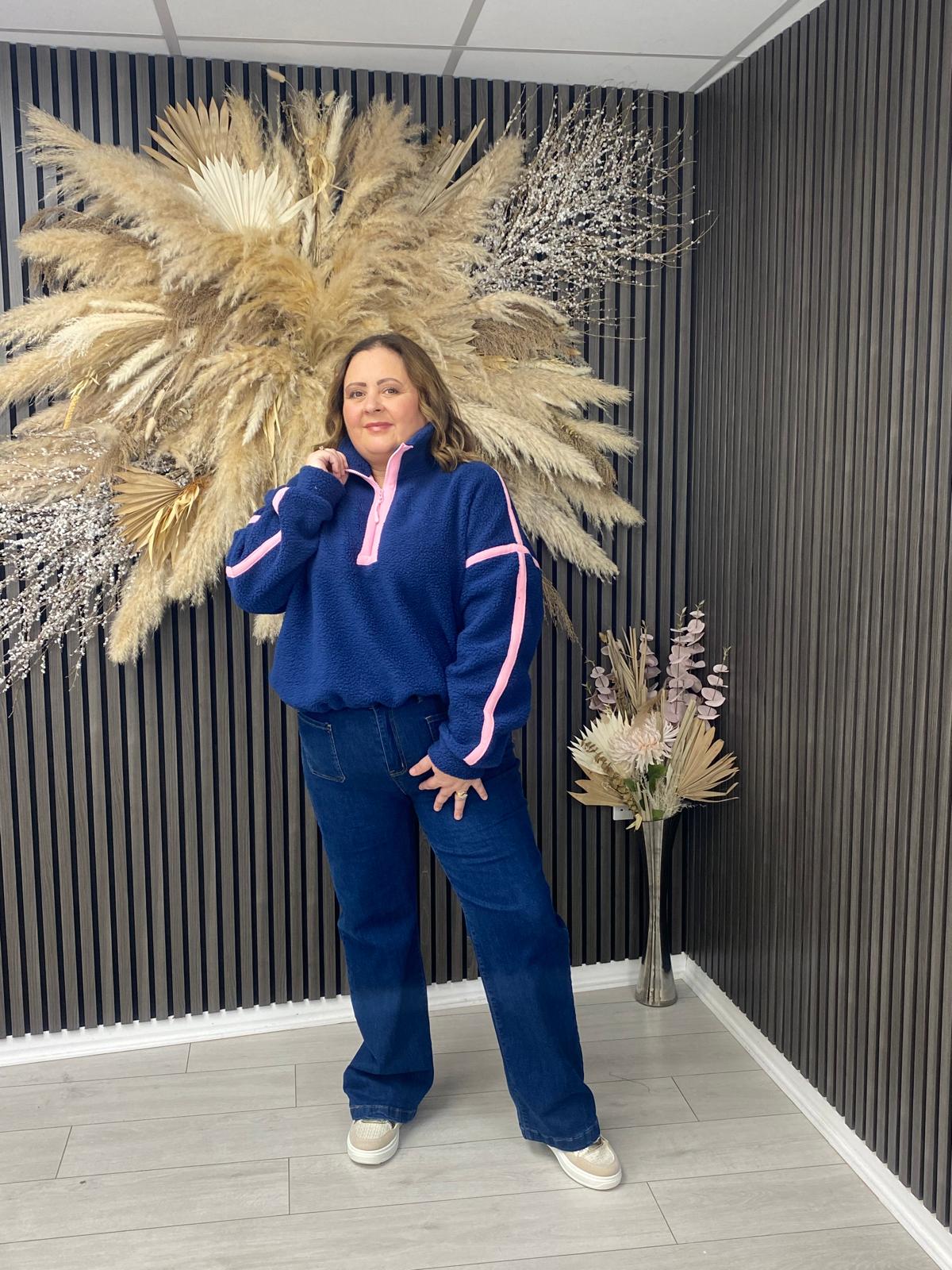 LULU FLEECE - NAVY
