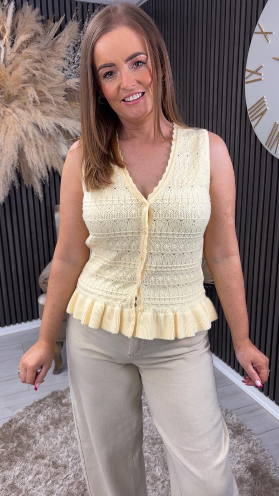 VANESSA TOP - YELLOW