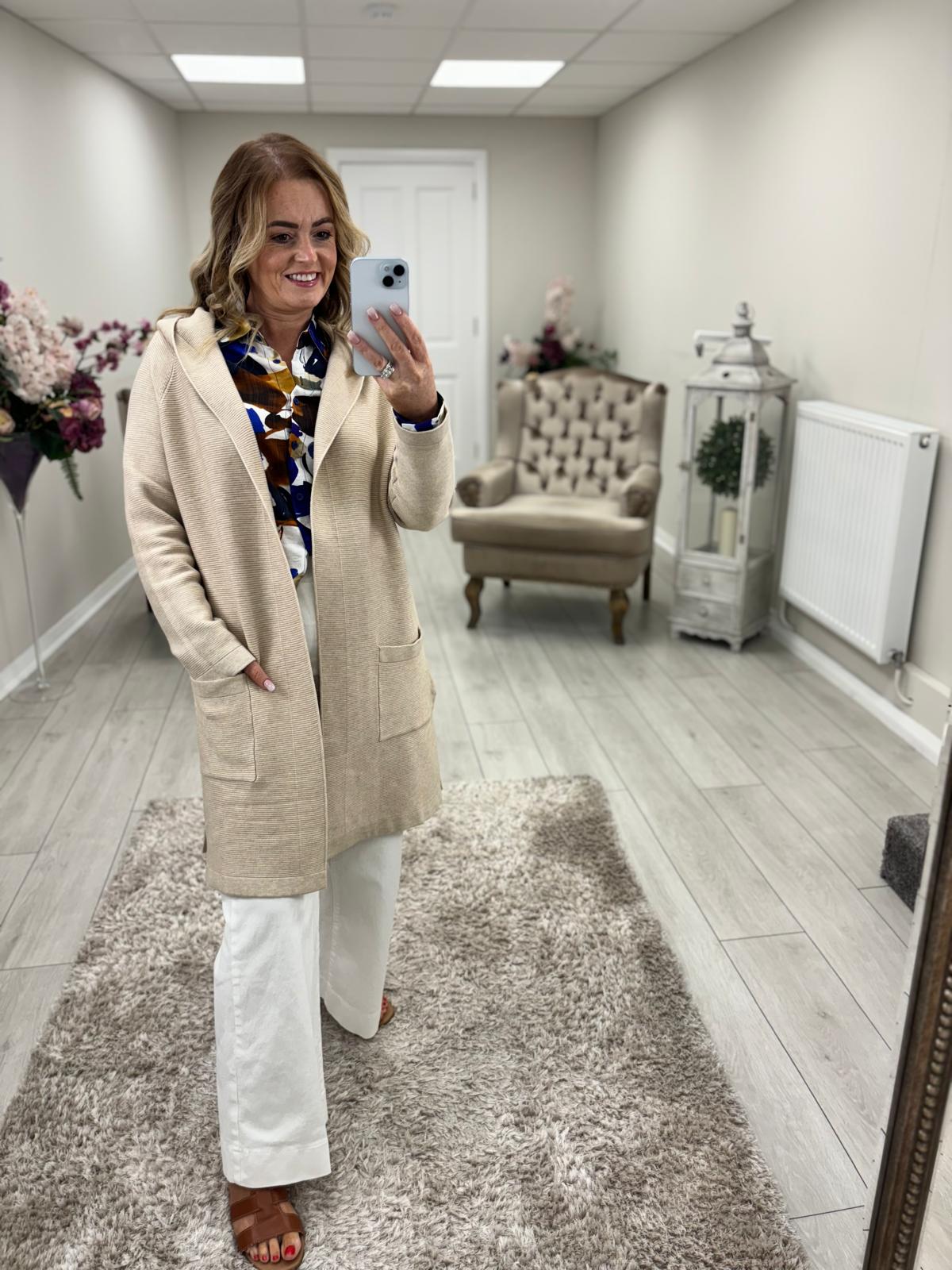 CAROLINE CARDIGAN - BEIGE