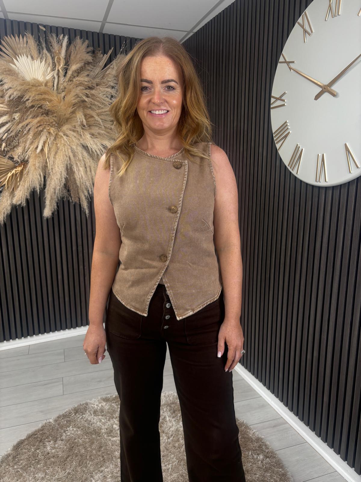 HOPE VEST - TAUPE