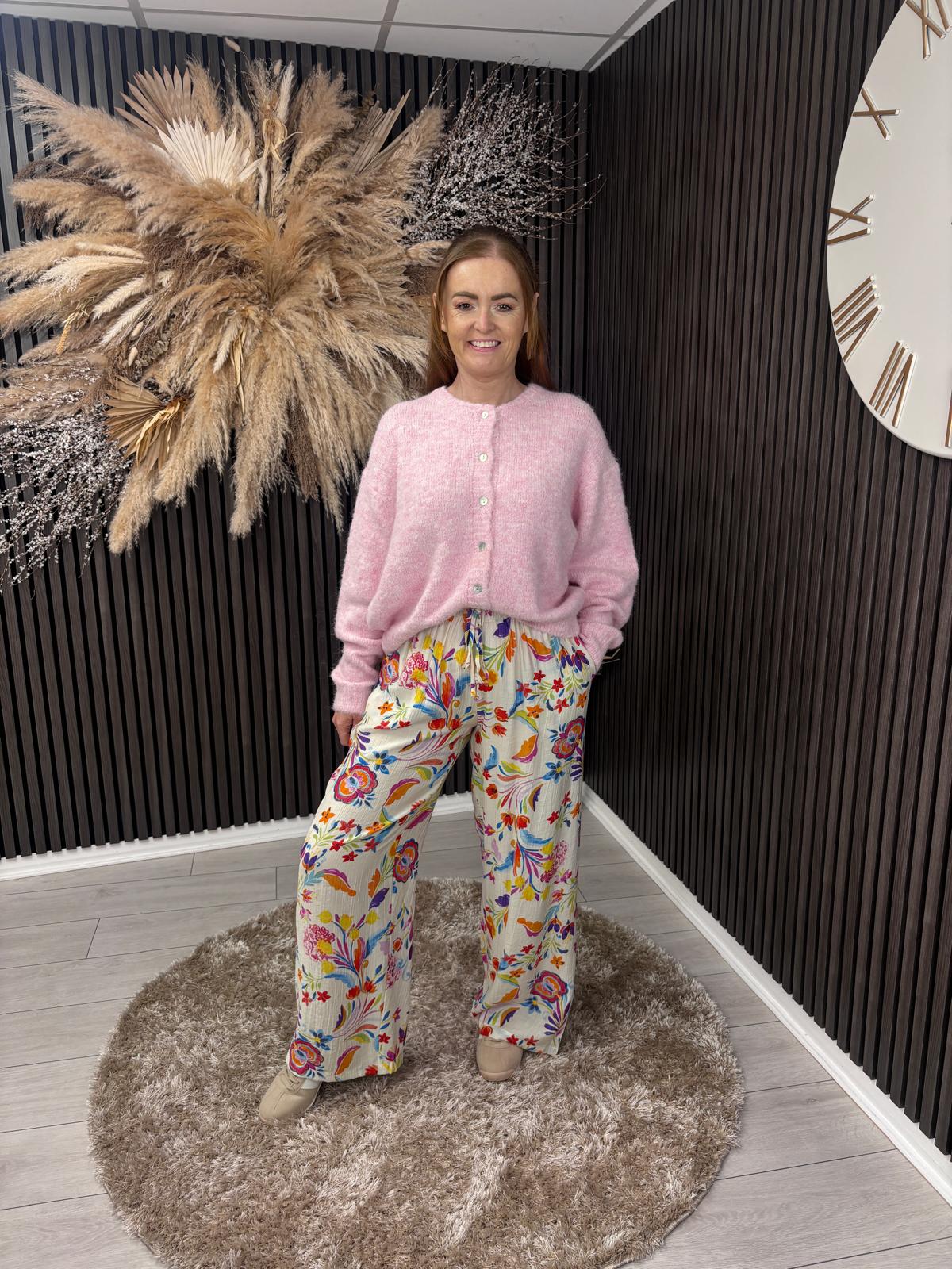CAROLYN CARDIGAN - PINK