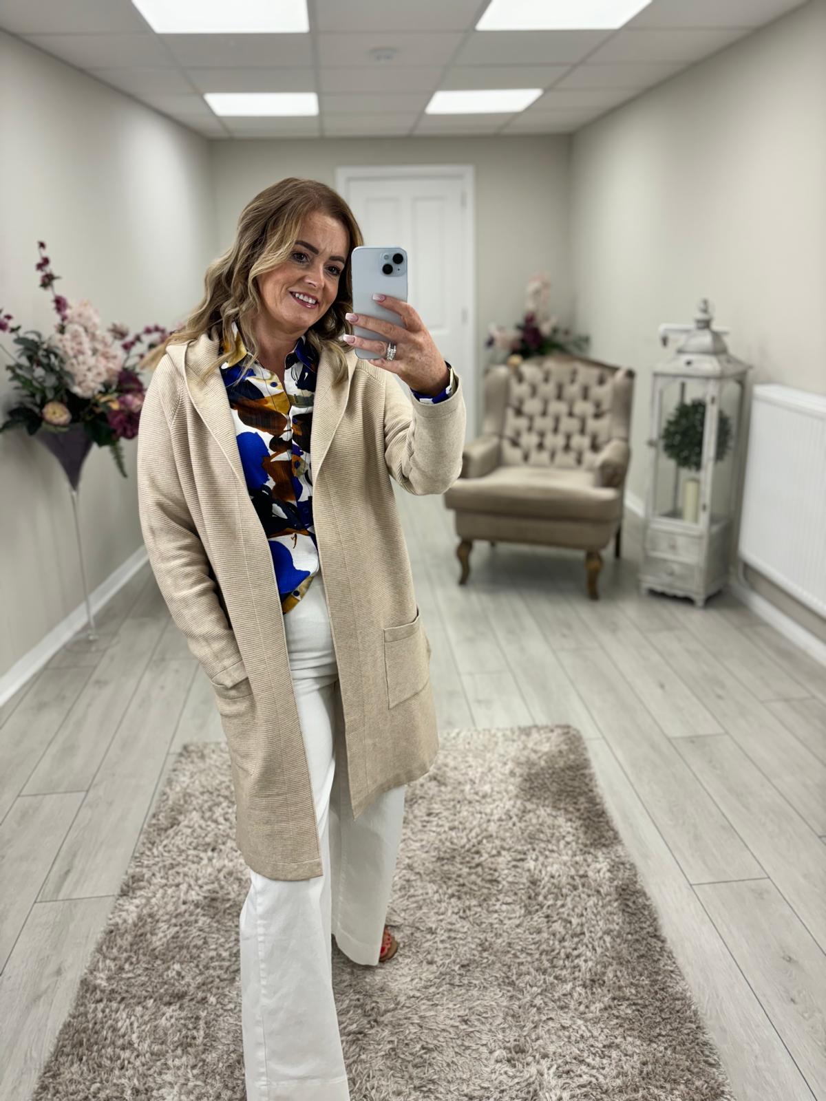 CAROLINE CARDIGAN - BEIGE