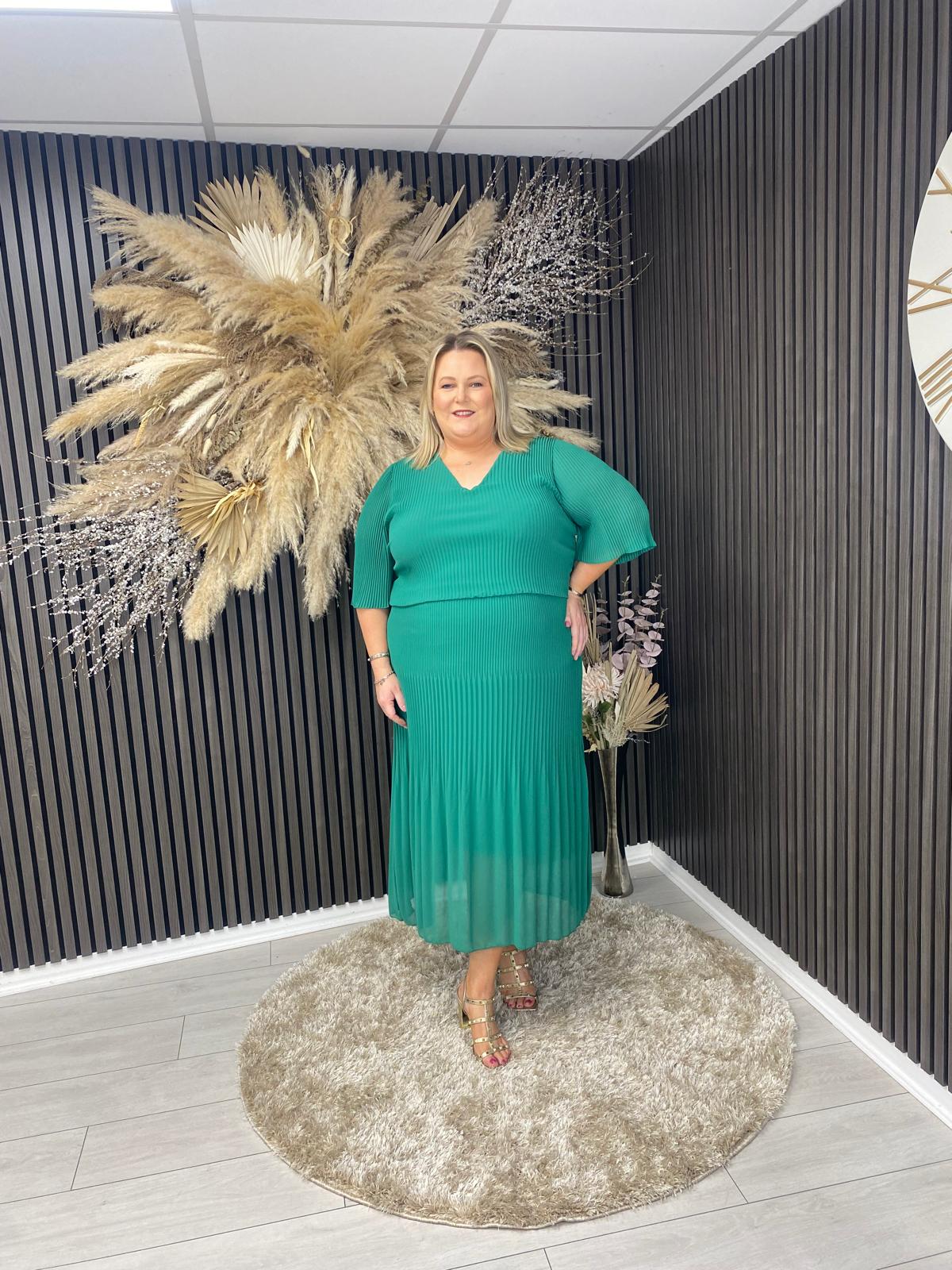 STACEY DRESS - GREEN