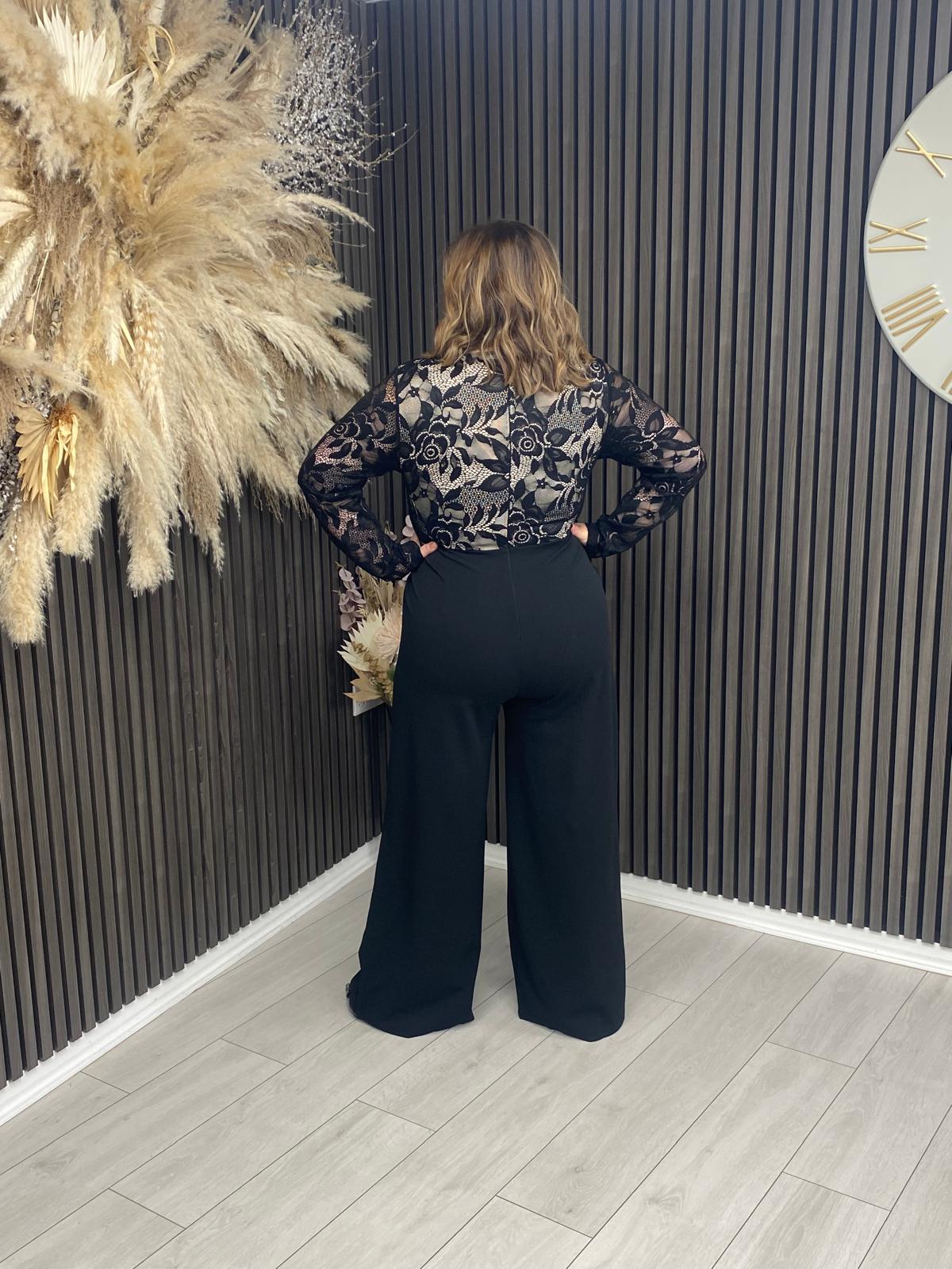 BRIDGET-ANNE LACE JUMPSUIT