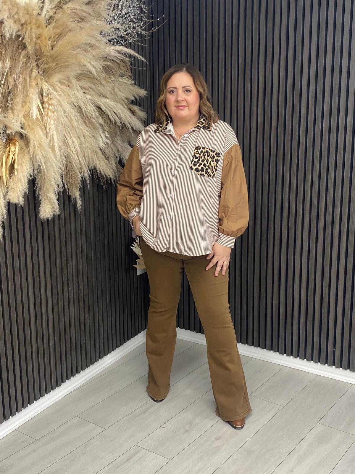KACIE JEANS - CAMEL