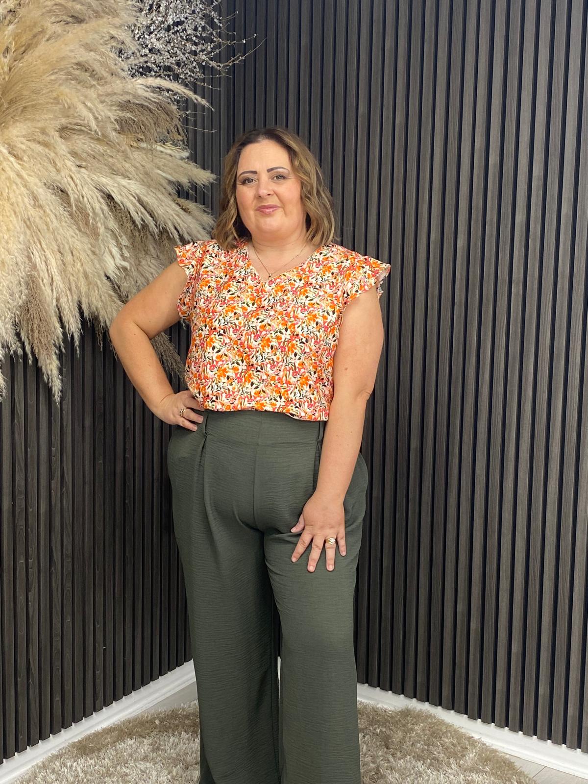 EVELYN TOP - ORANGE