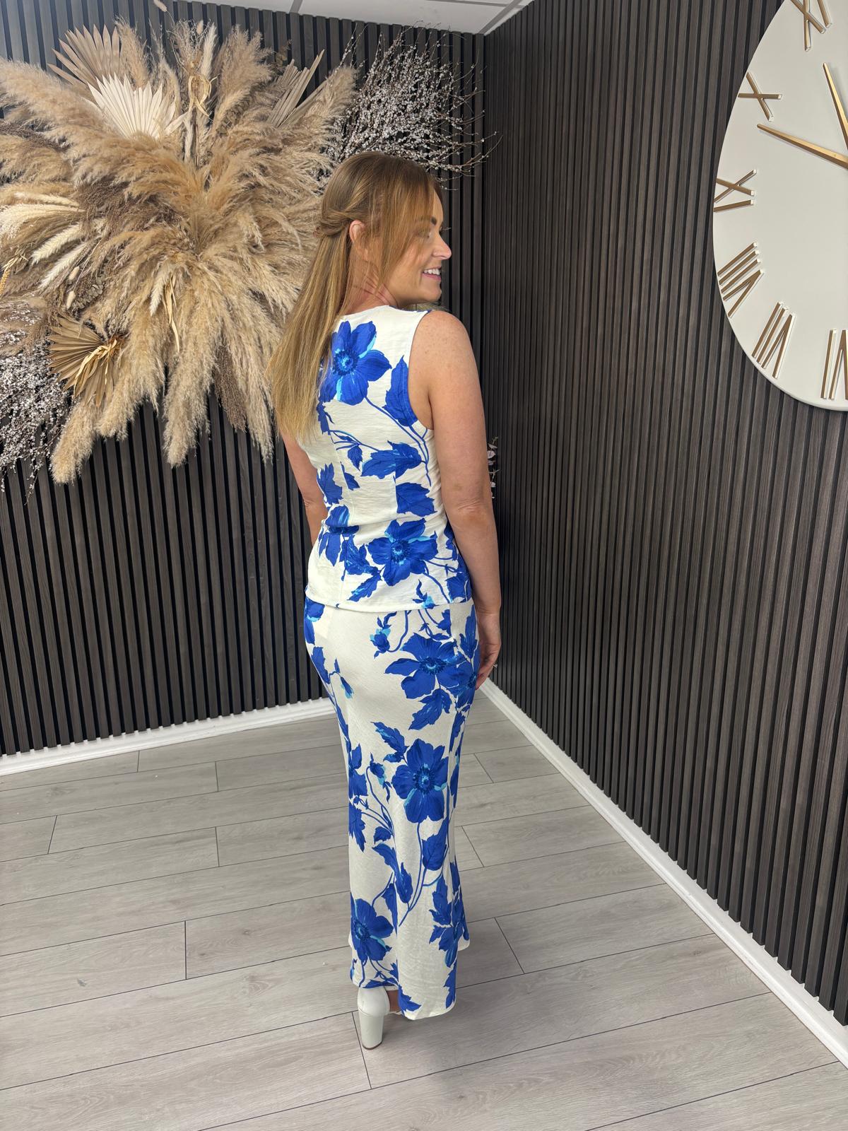 CHARLOTTE WAISTCOAT - BLUE