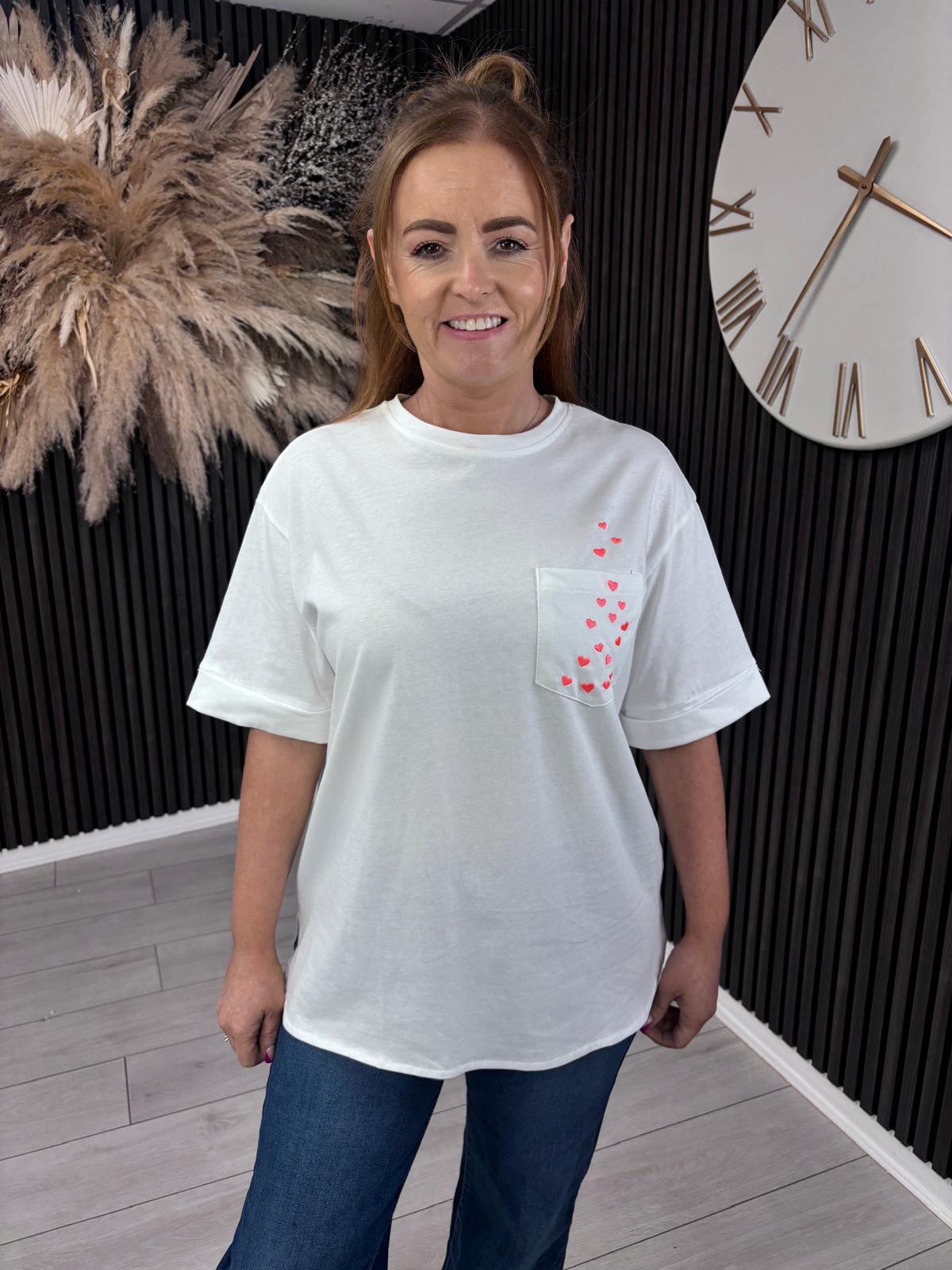 HOLLIE T-SHIRT - WHITE