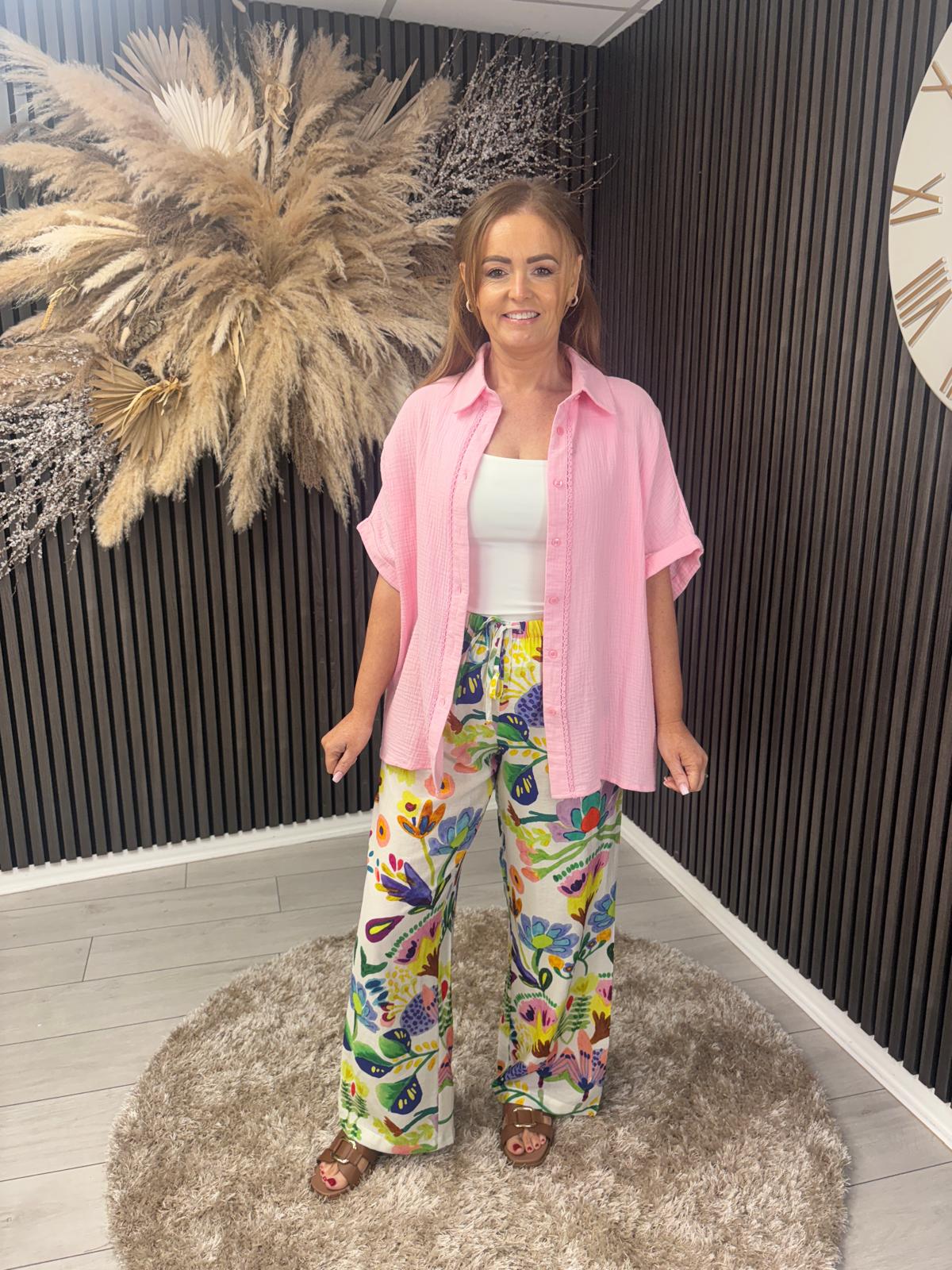 SAMMIE WIDE LEG TROUSERS