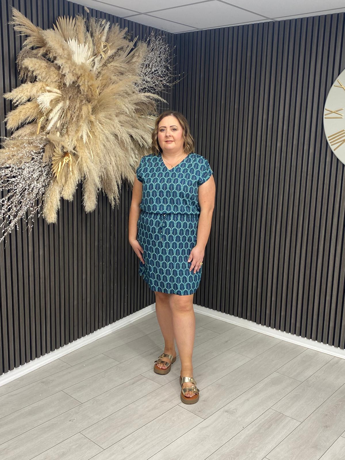 EMMA DRESS - NAVY