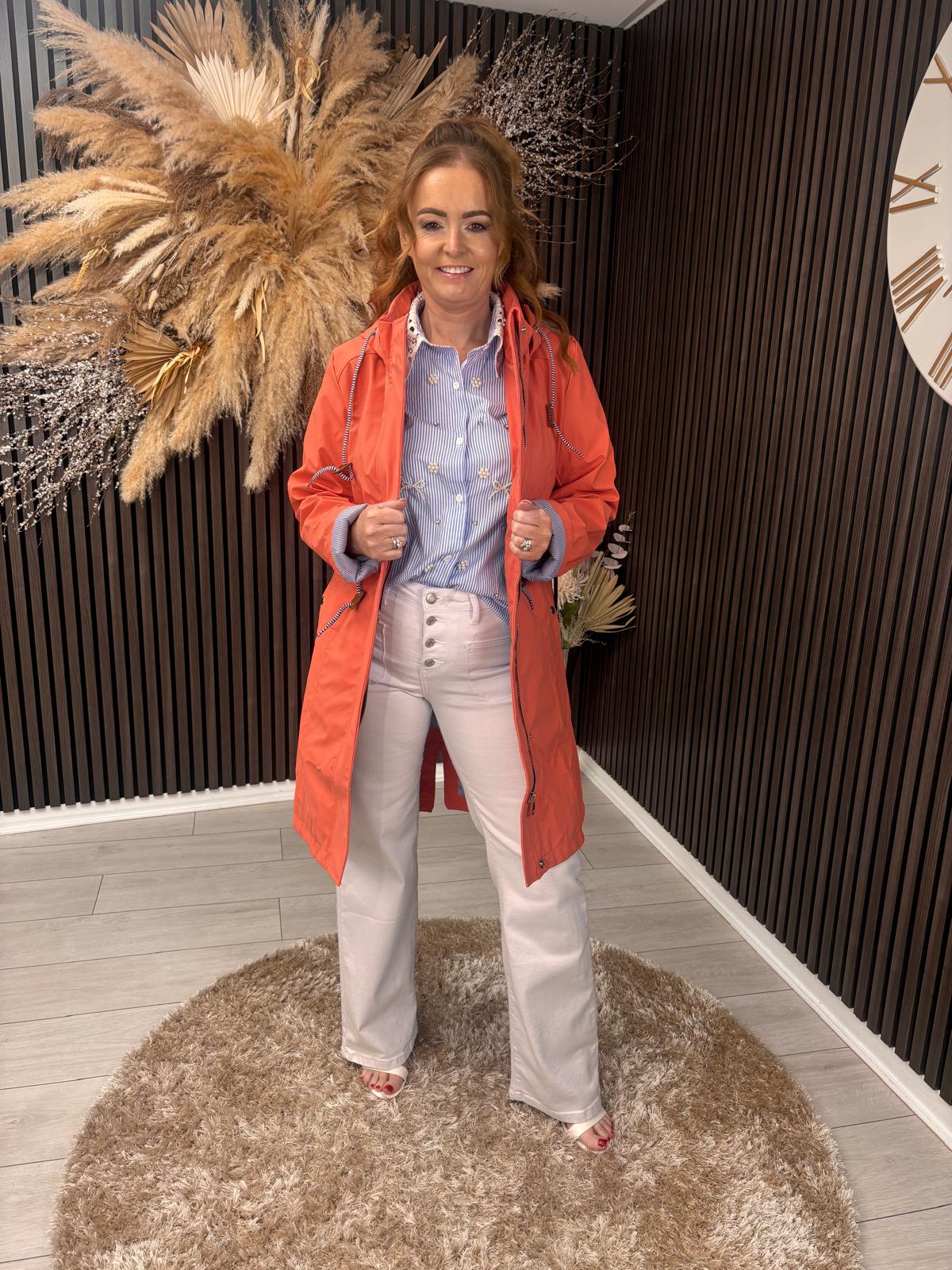 KATH RAINCOAT - CORAL