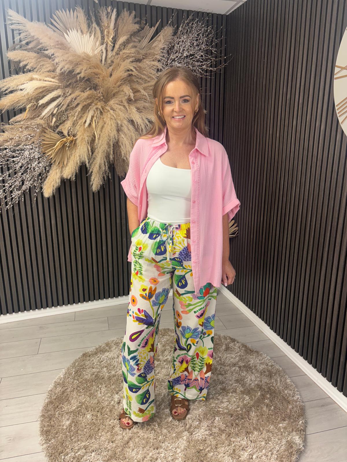 SAMMIE WIDE LEG TROUSERS