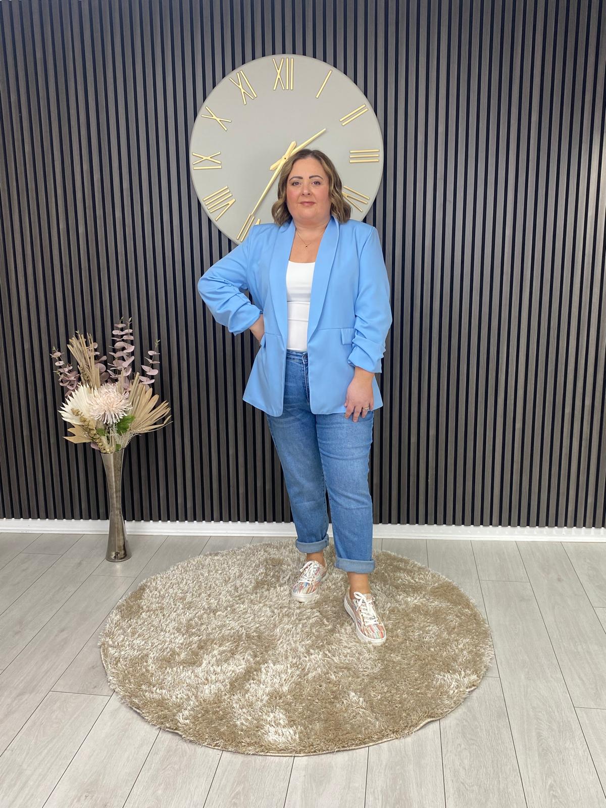 TANYA BLAZER - SKY BLUE