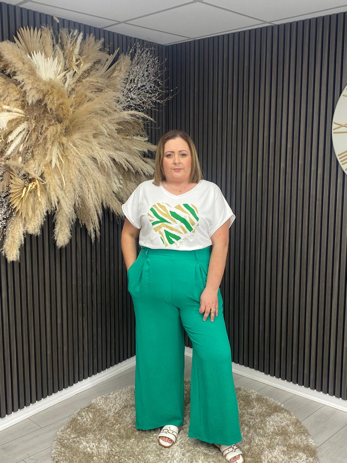 MERI T-SHIRT - GREEN