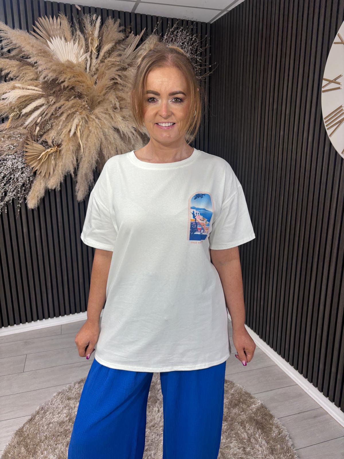 CIARA T-SHIRT - BLUE