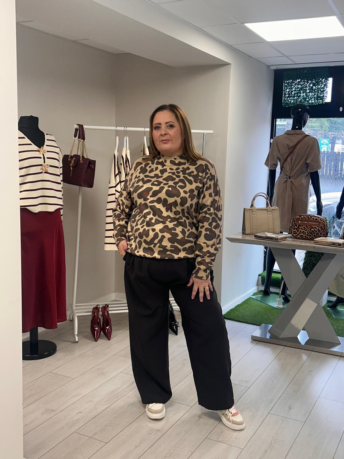 NELLA JUMPER - ANIMAL PRINT