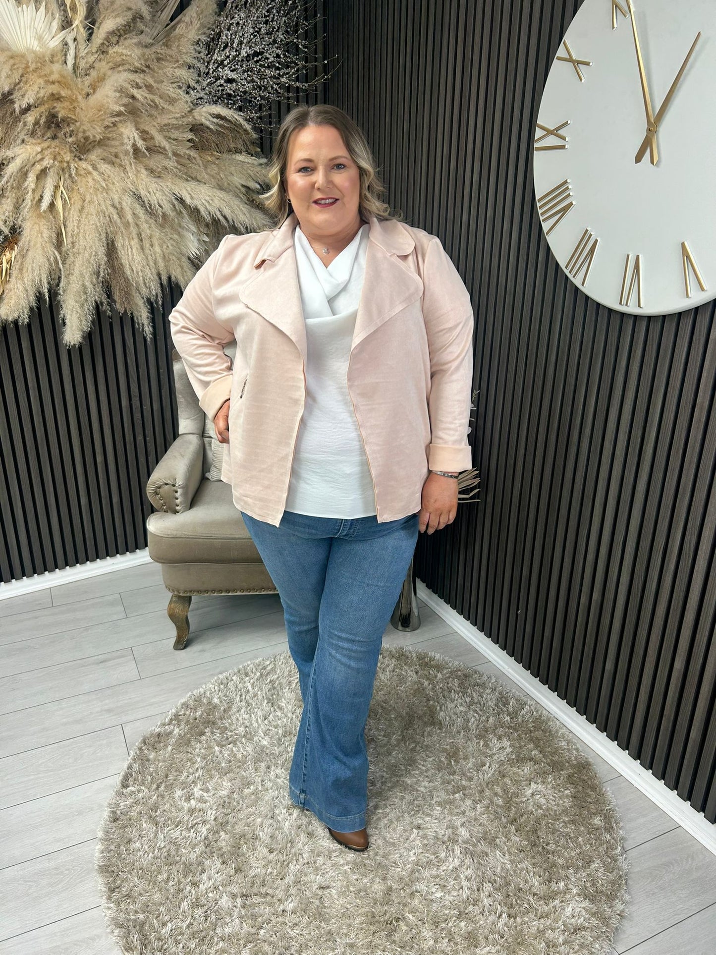 PENNY BIKER JACKET - PINK