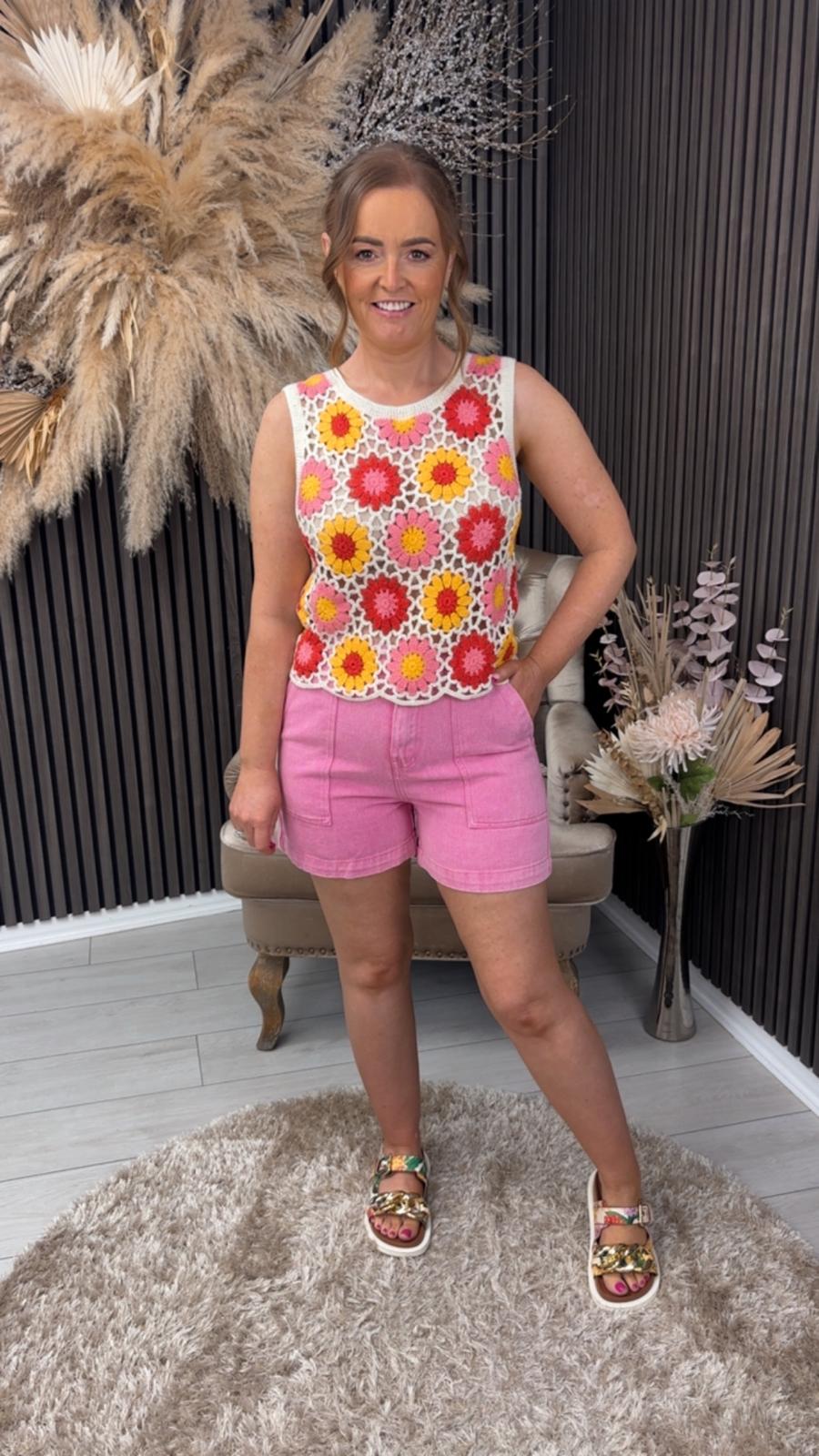 ELIZA TOP - CORAL