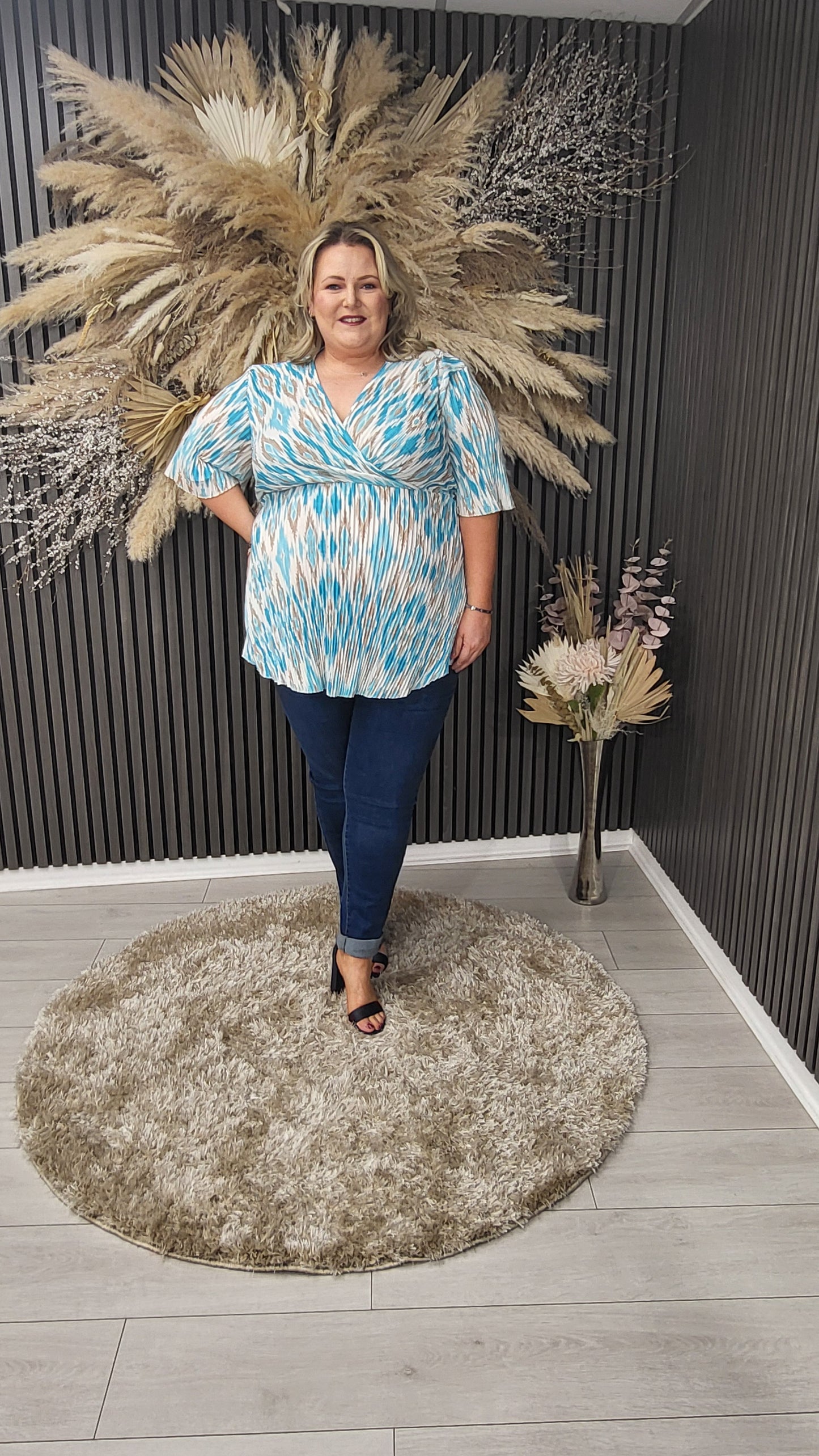 MYRA TOP - BLUE