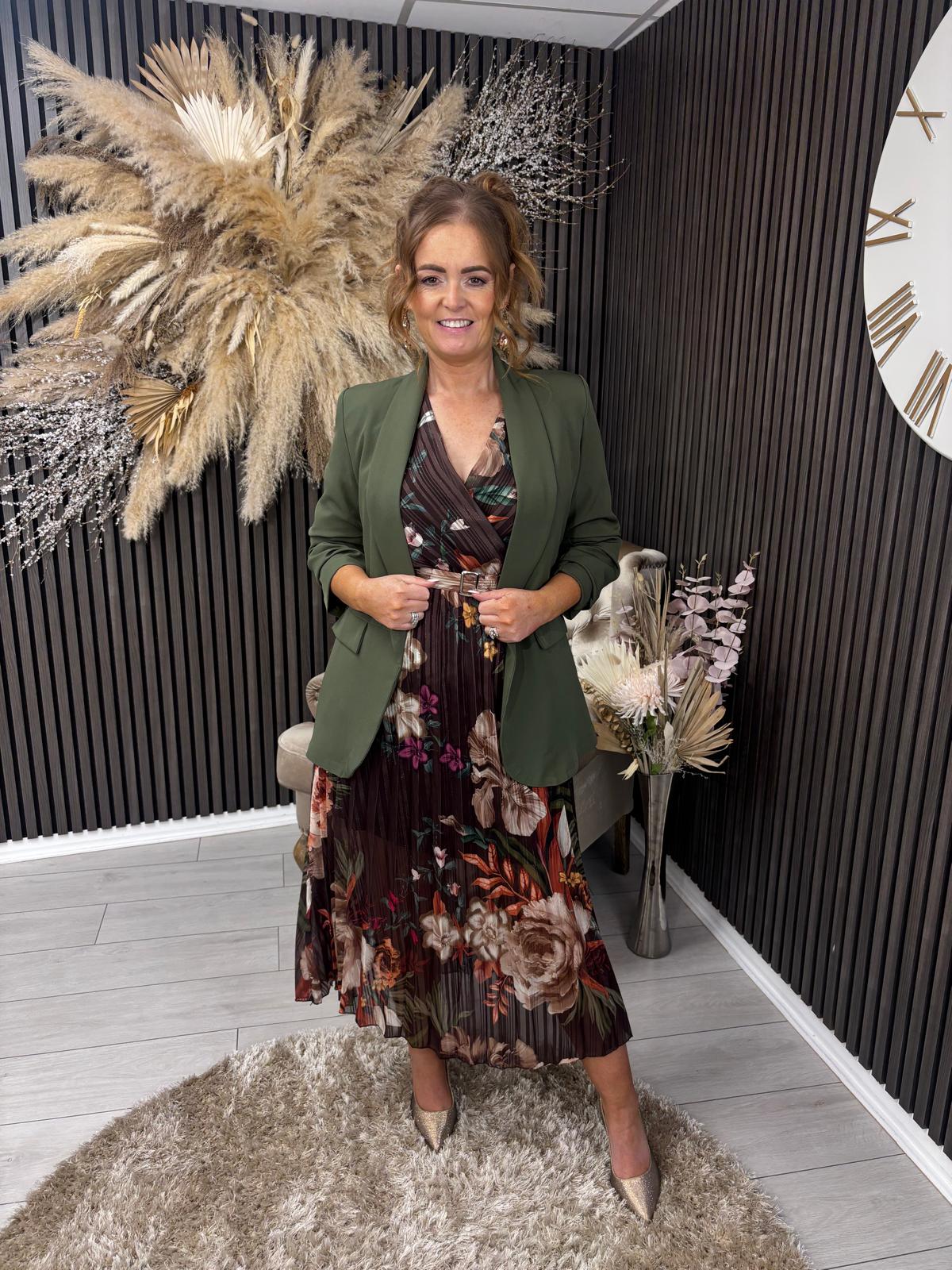 TANYA BLAZER - KHAKI