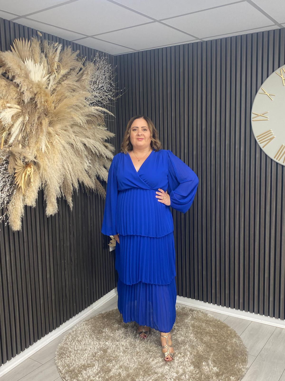 JO JO DRESS - ROYAL BLUE