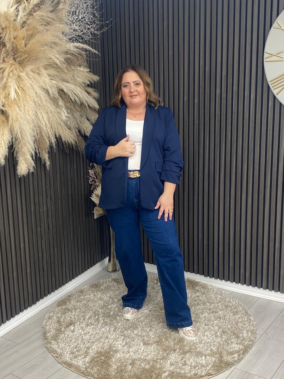 TANYA BLAZER NAVY – The Boutique - Main Image