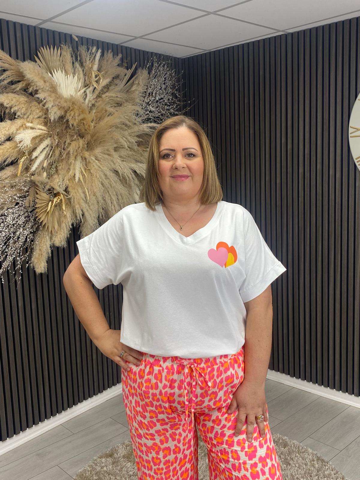 BRANDI T-SHIRT - WHITE
