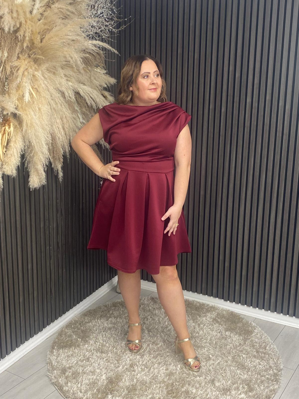 BETTY DRESS MINI - BERRY
