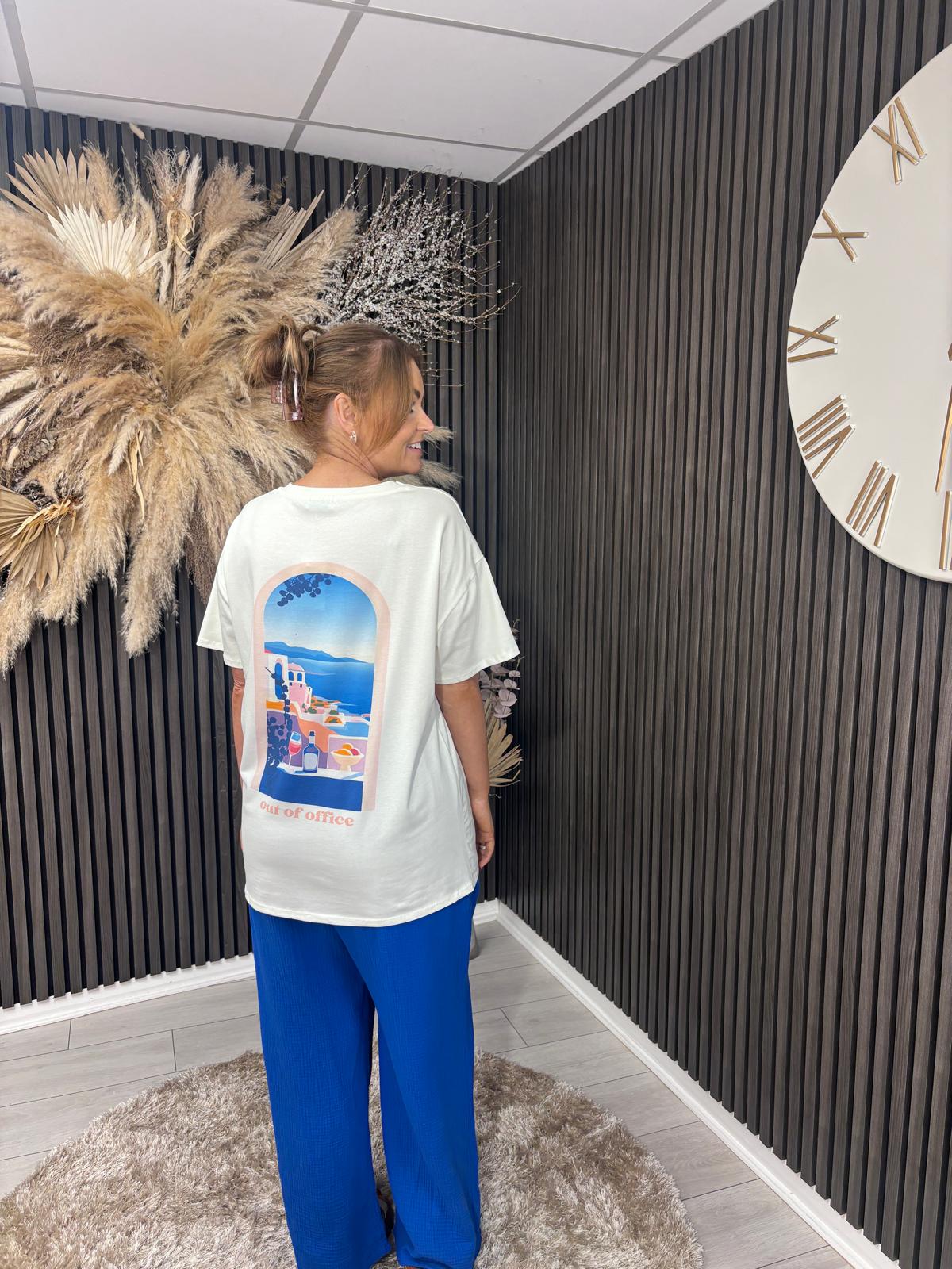 CIARA T-SHIRT - BLUE