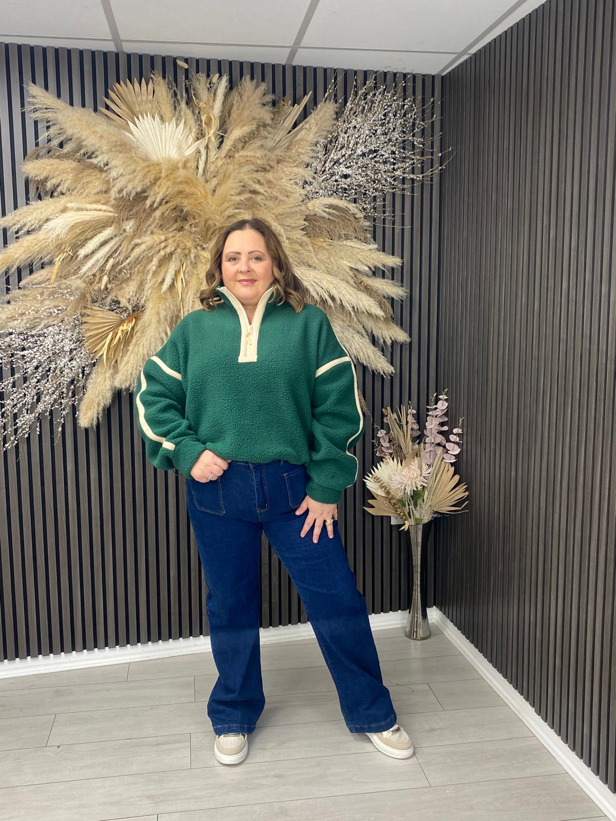 LULU FLEECE - GREEN