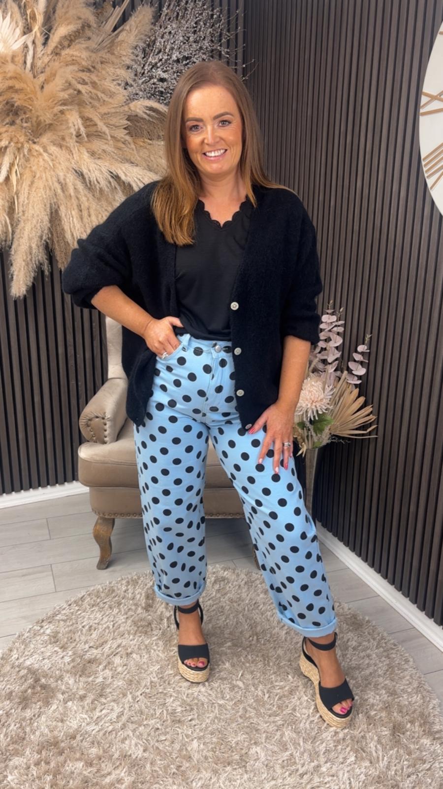 JILL SPOT JEANS - BLUE