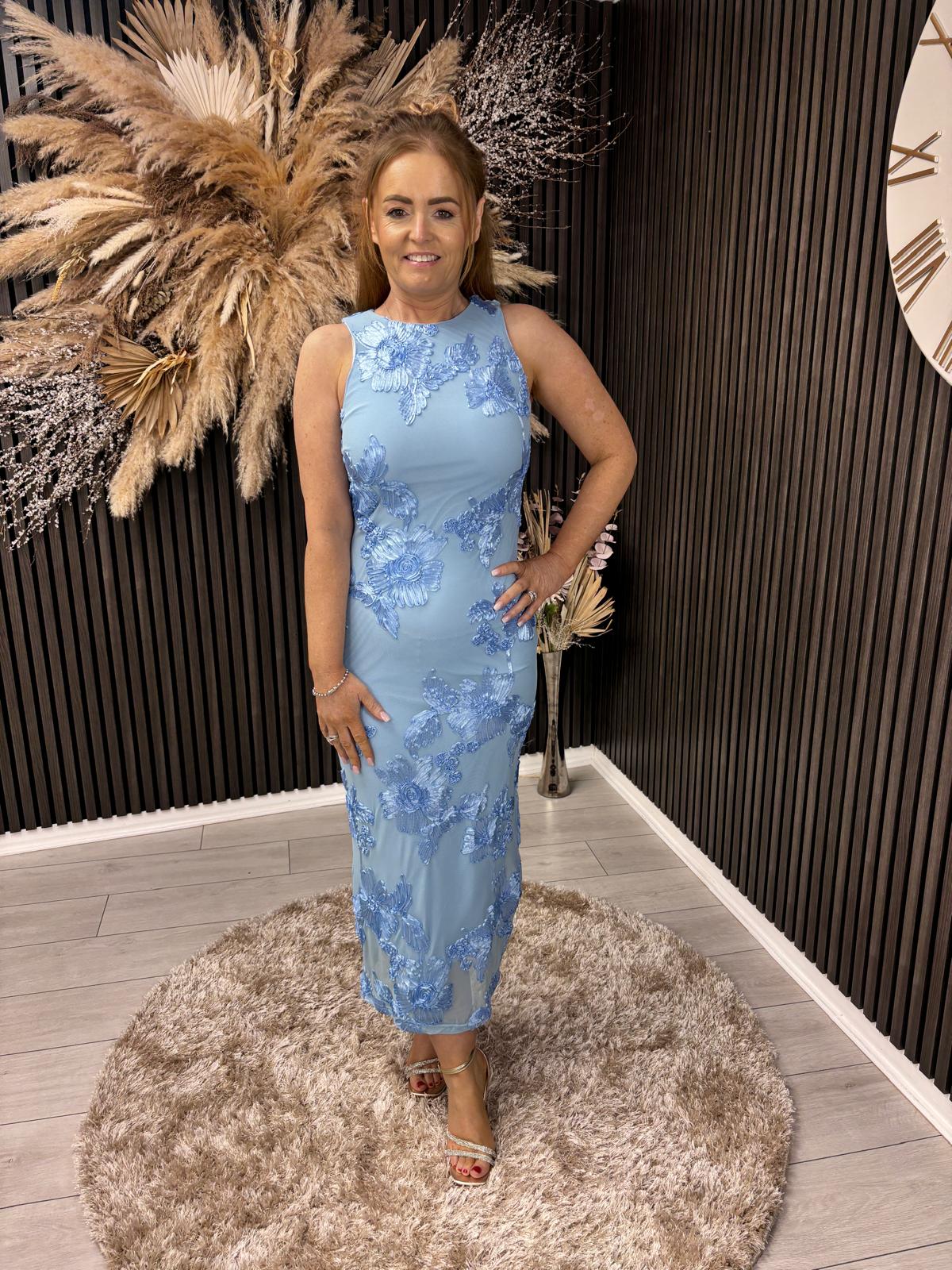 NOREEN DRESS - BLUE