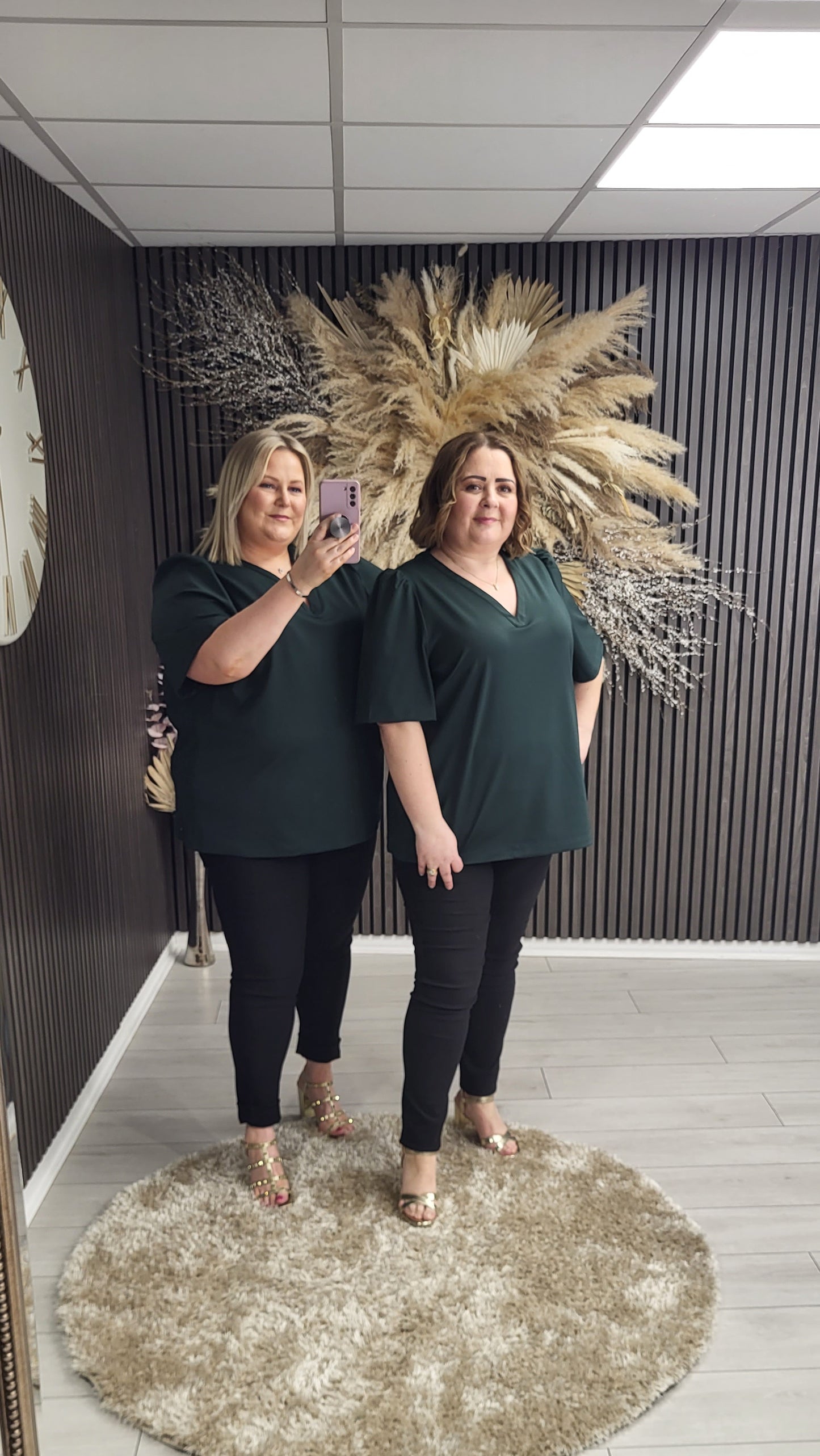 ISOLDIE TOP - GREEN
