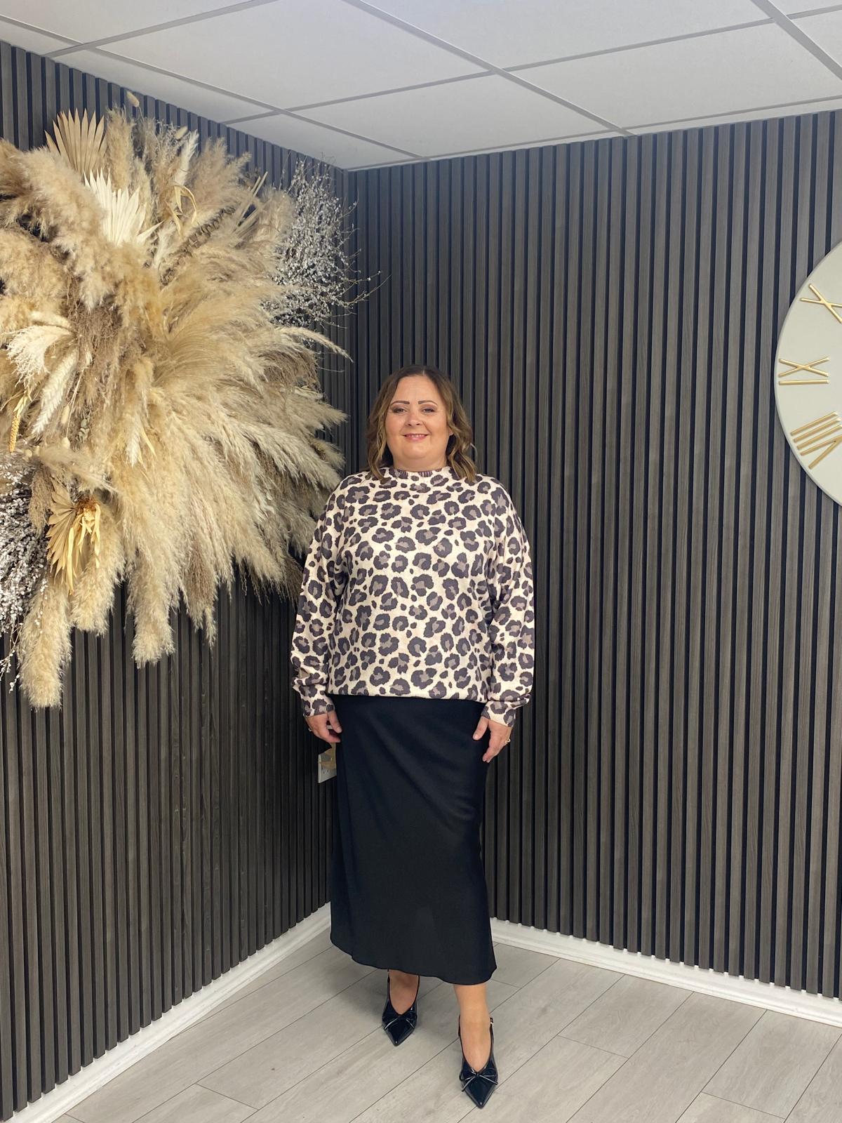 ROSA JUMPER - ANIMAL PRINT