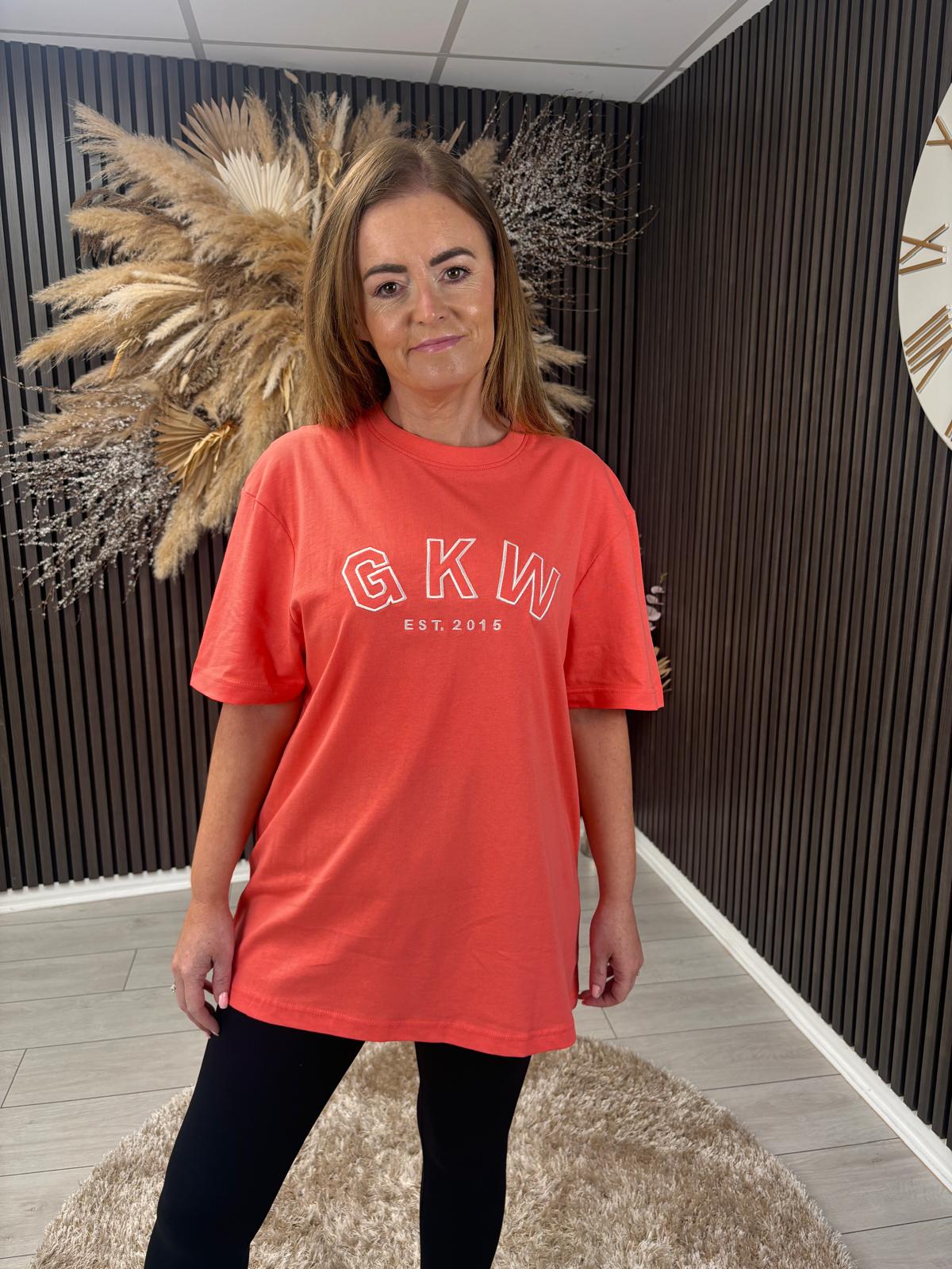 GYM KING TEE - SPICED CORAL