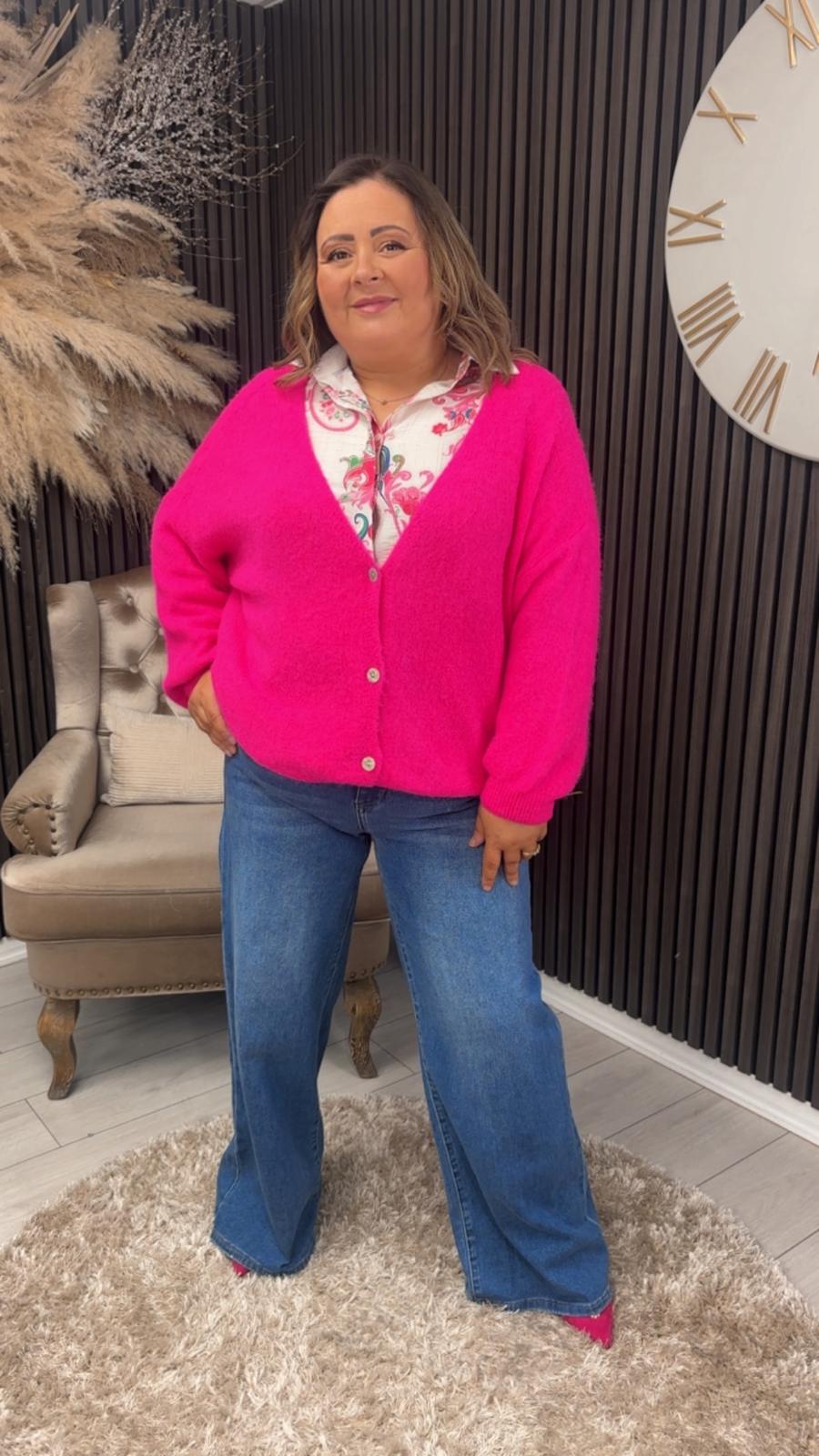 CATRINA BLOUSE - WHITE/PINK