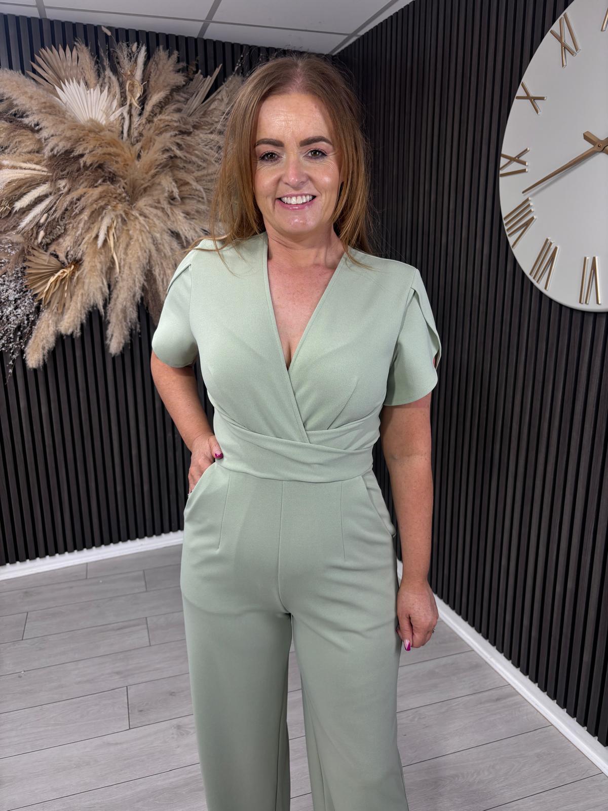 BRIDGET JUMPSUIT - SAGE