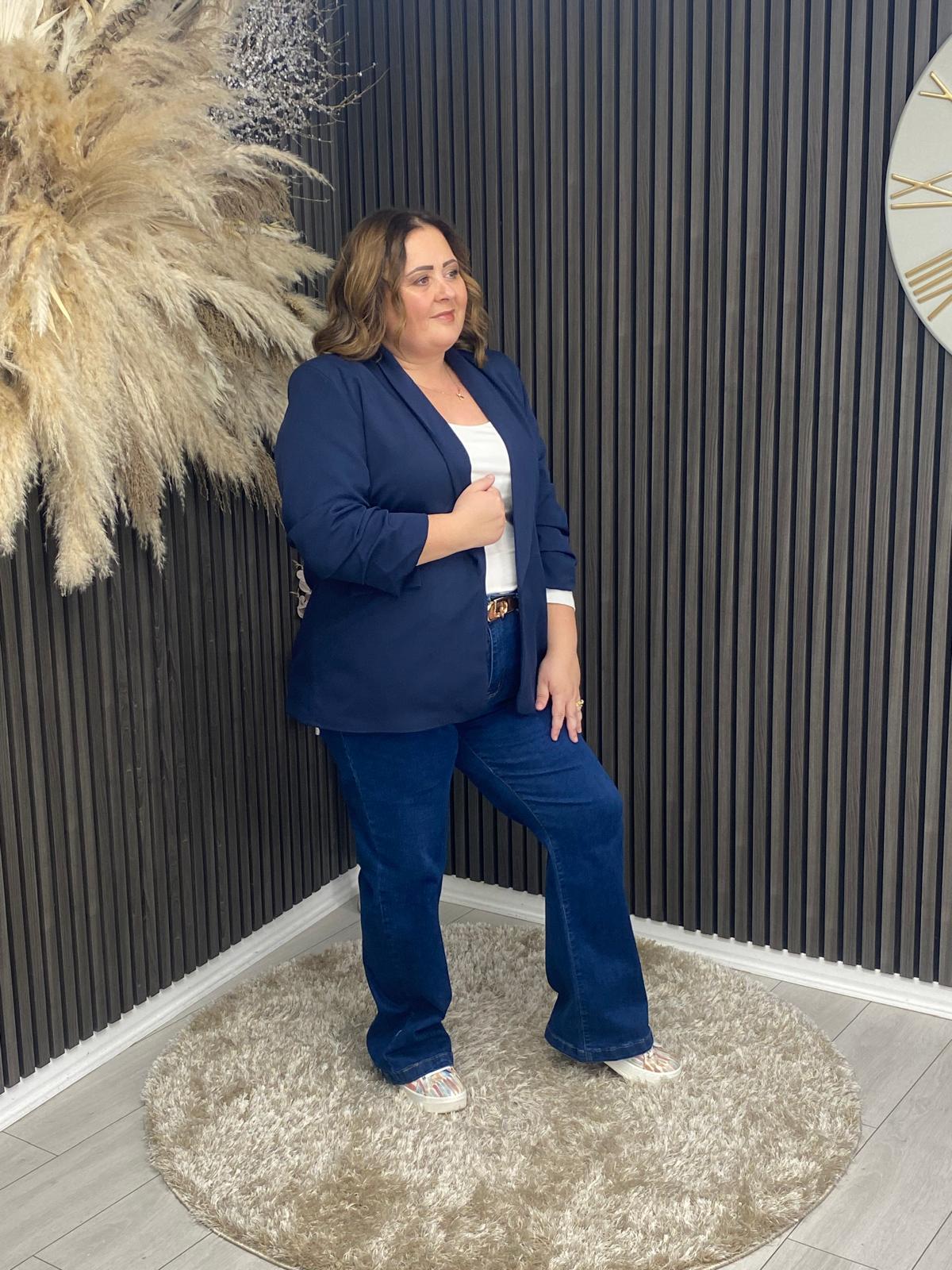 TANYA BLAZER - NAVY