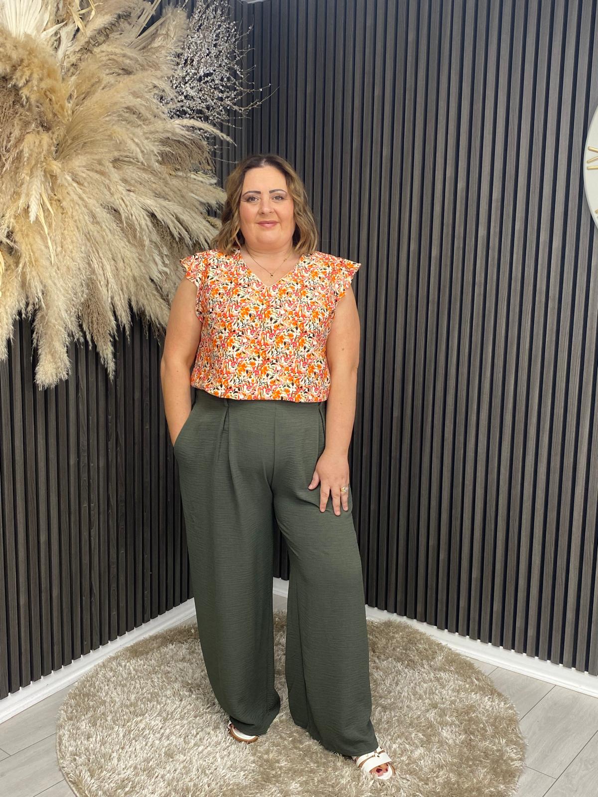 EVELYN TOP - ORANGE