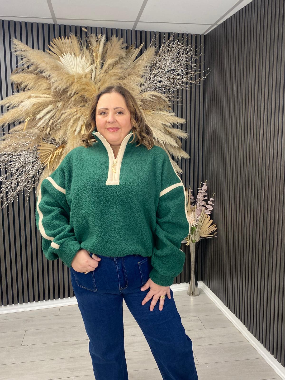 LULU FLEECE - GREEN