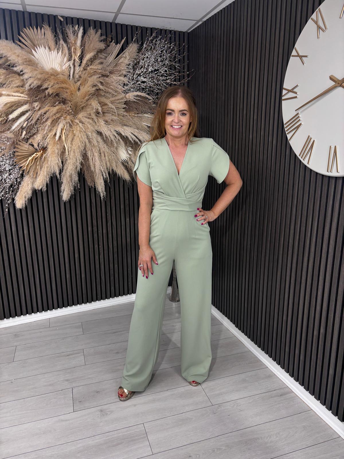 BRIDGET JUMPSUIT - SAGE