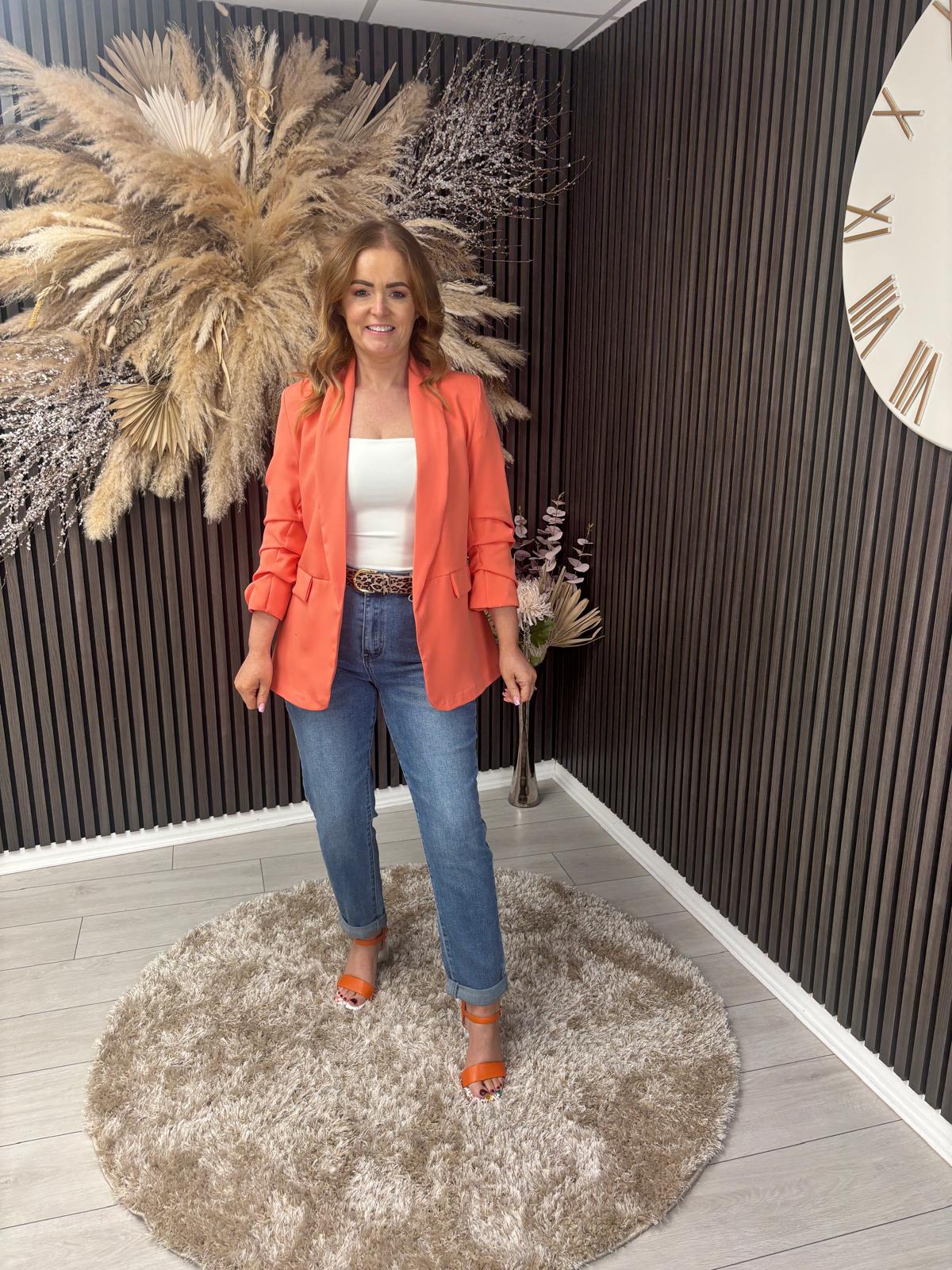 TANYA BLAZER - ORANGE