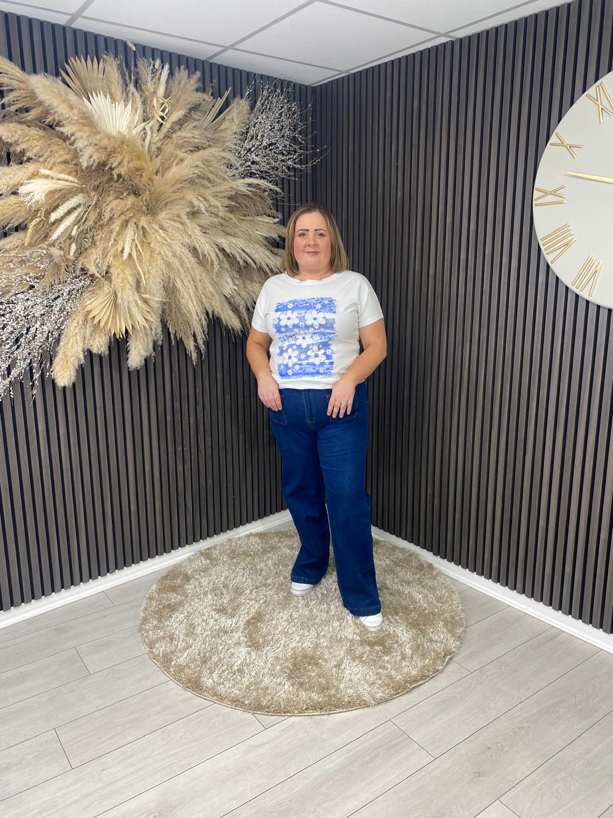 TEAGAN T-SHIRT - BLUE