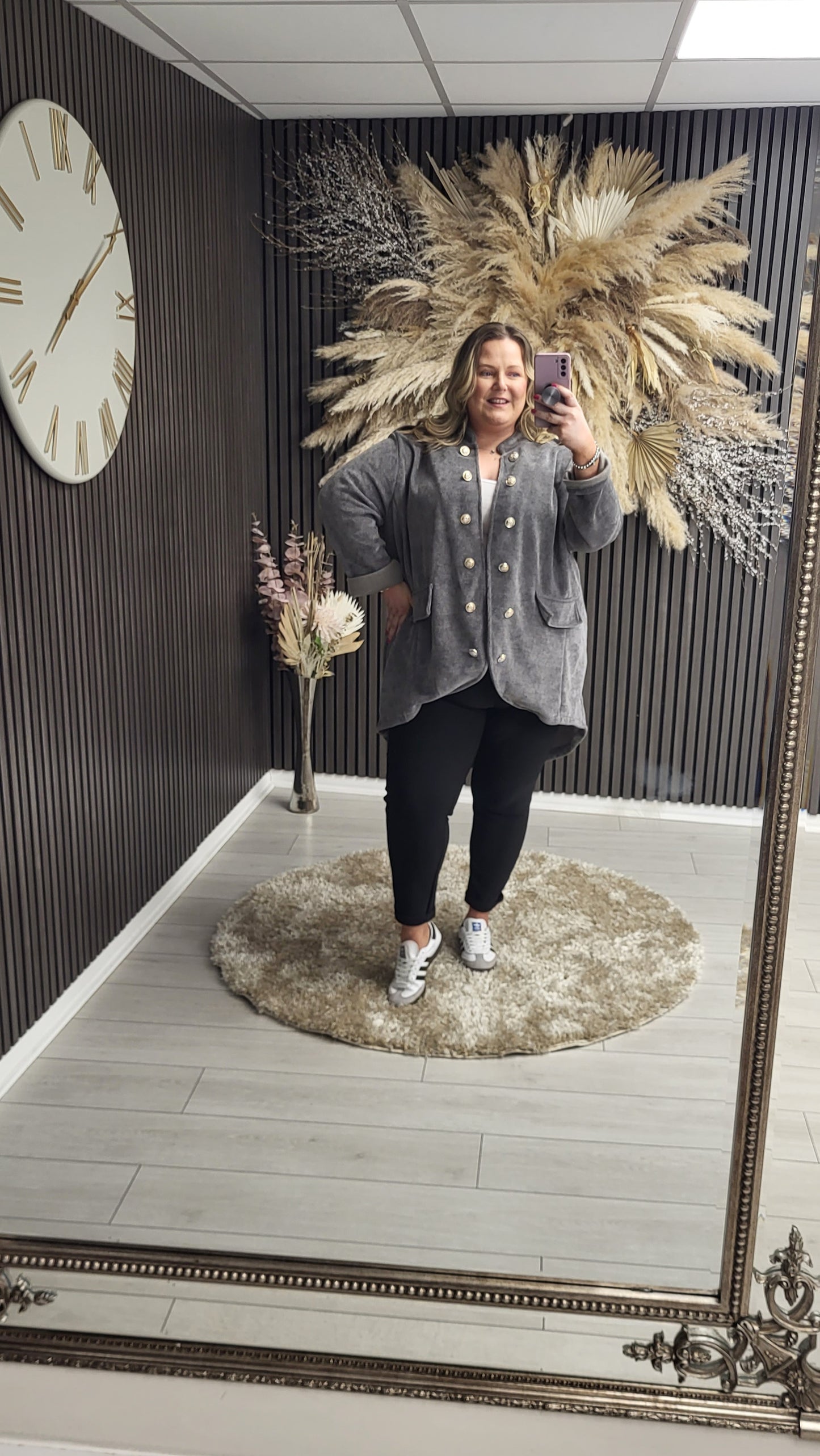 CHARLENE JACKET - GREY