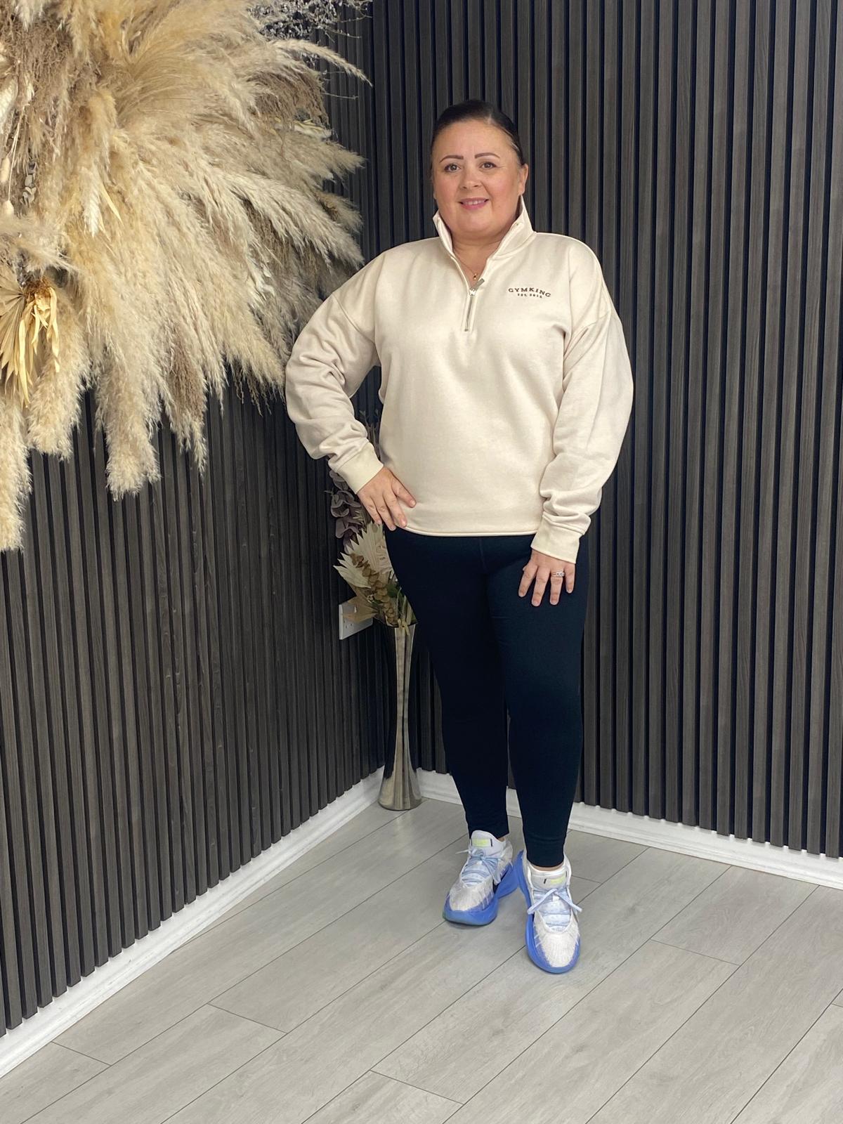 GYM KING 1/4 ZIP - BUTTERSCOTCH