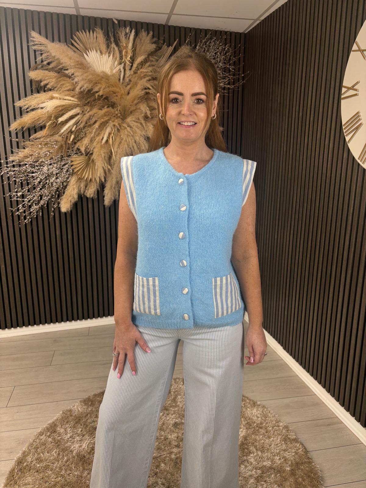 ANGELICA VEST - BLUE